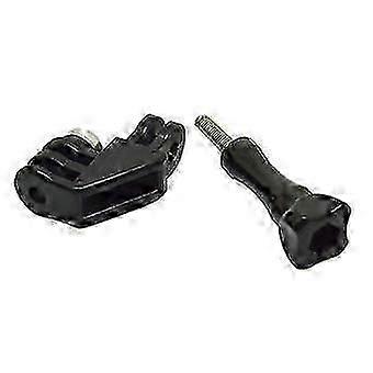 つまみネジ付きマウント90度方向アダプターエルボGopro Hero 9/8/7/(2018)/6/5ブラック