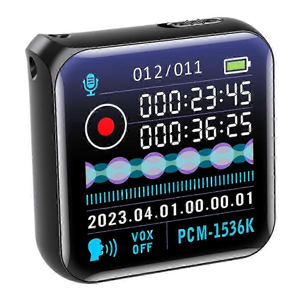 M30 Digital Voice Recorder 64GB Noise Cancelling Audio Device with MP3 Playback and E-book Reading