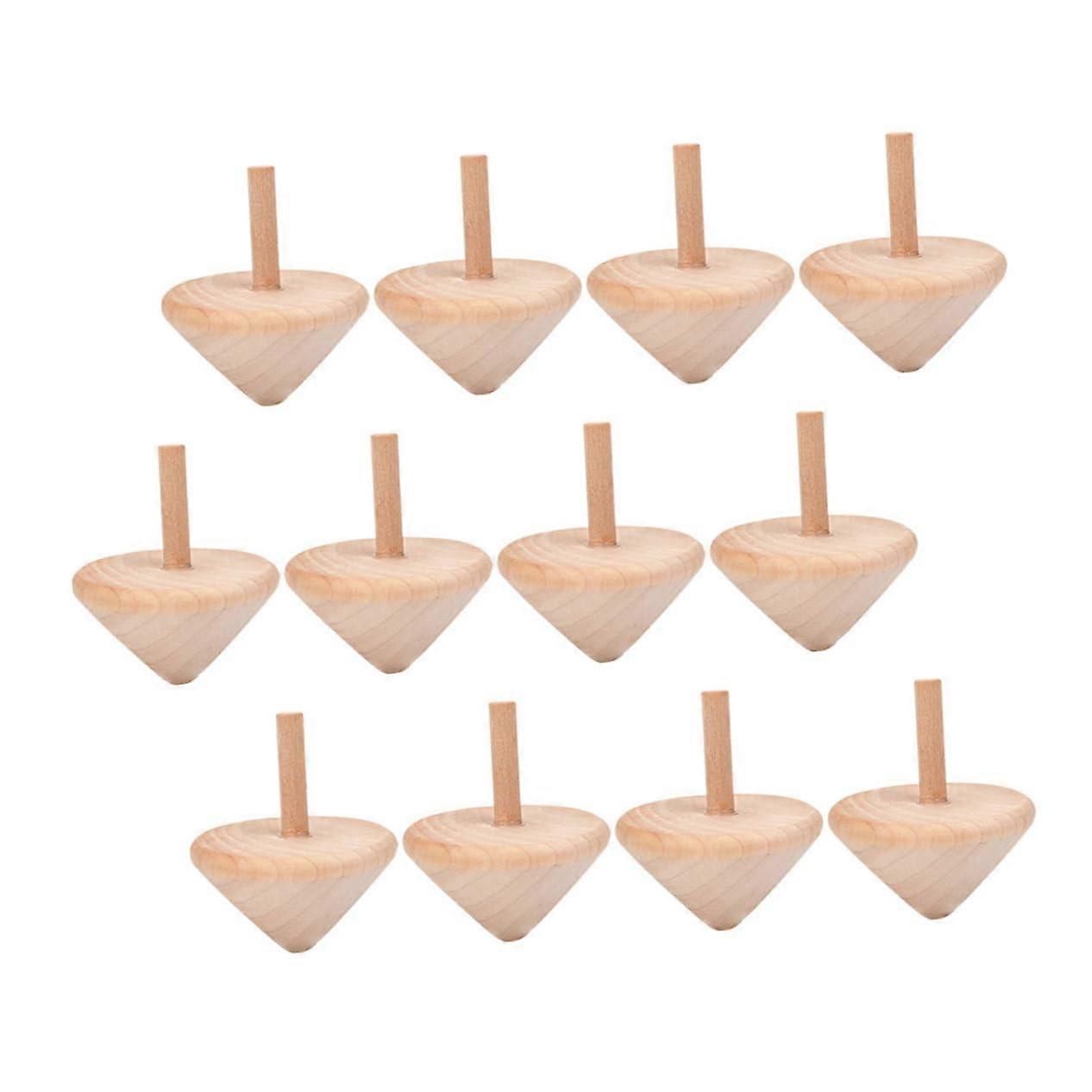 24Piece Wooden Gyroscope Spinning Set for Preschoolers – Fidget Spinner Toy, Annoyatron Gyro , Gyroscopic Spinning Tops