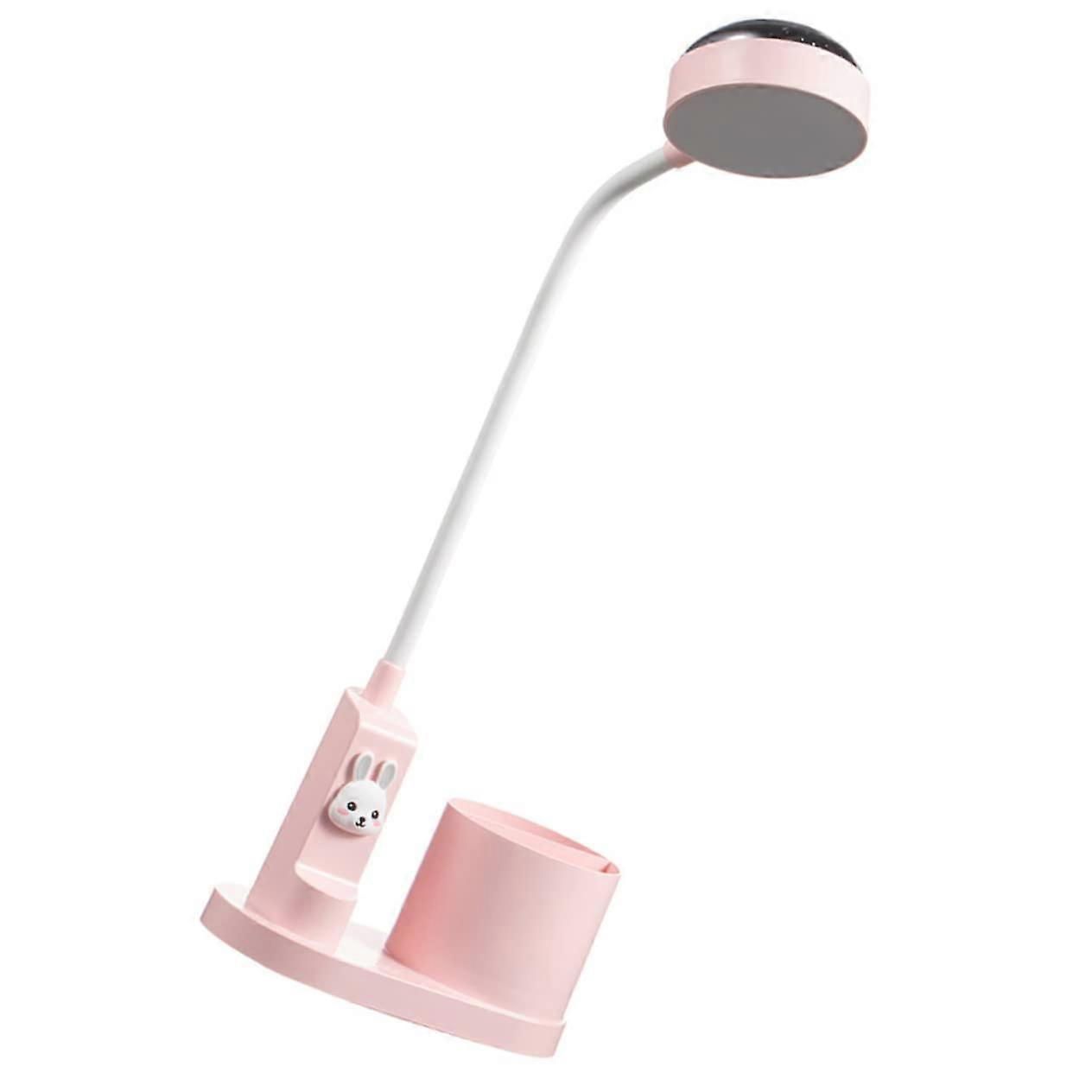 Star Projection Table Lamp LED Pink Children's Room Lamp USB Table Light with Lithium Battery for Bedroom Decor