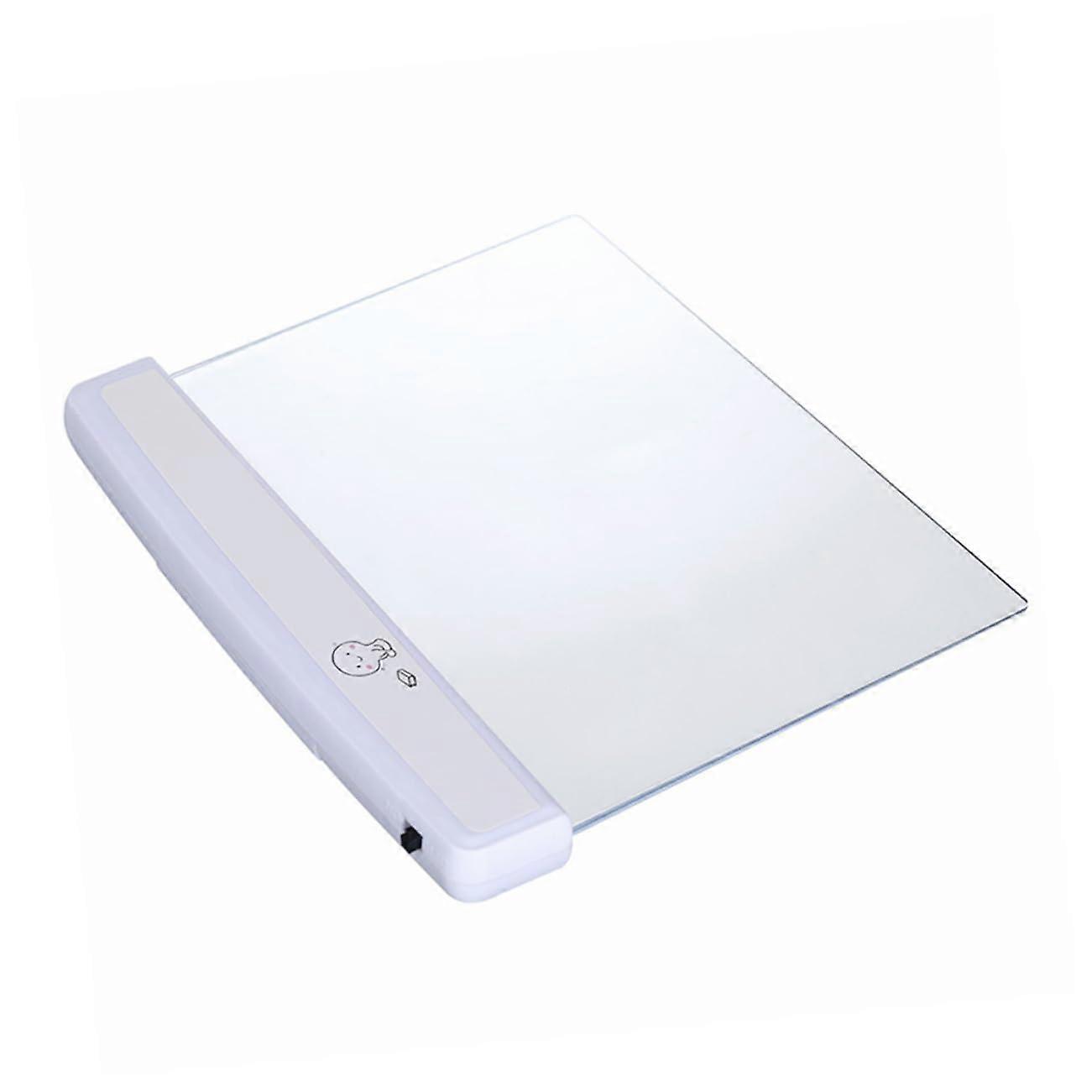 LED Reading Lamp 17.5X14.2cm, Eye Protection Night Reading Lamp, Comfortable Panel Design, White Color
