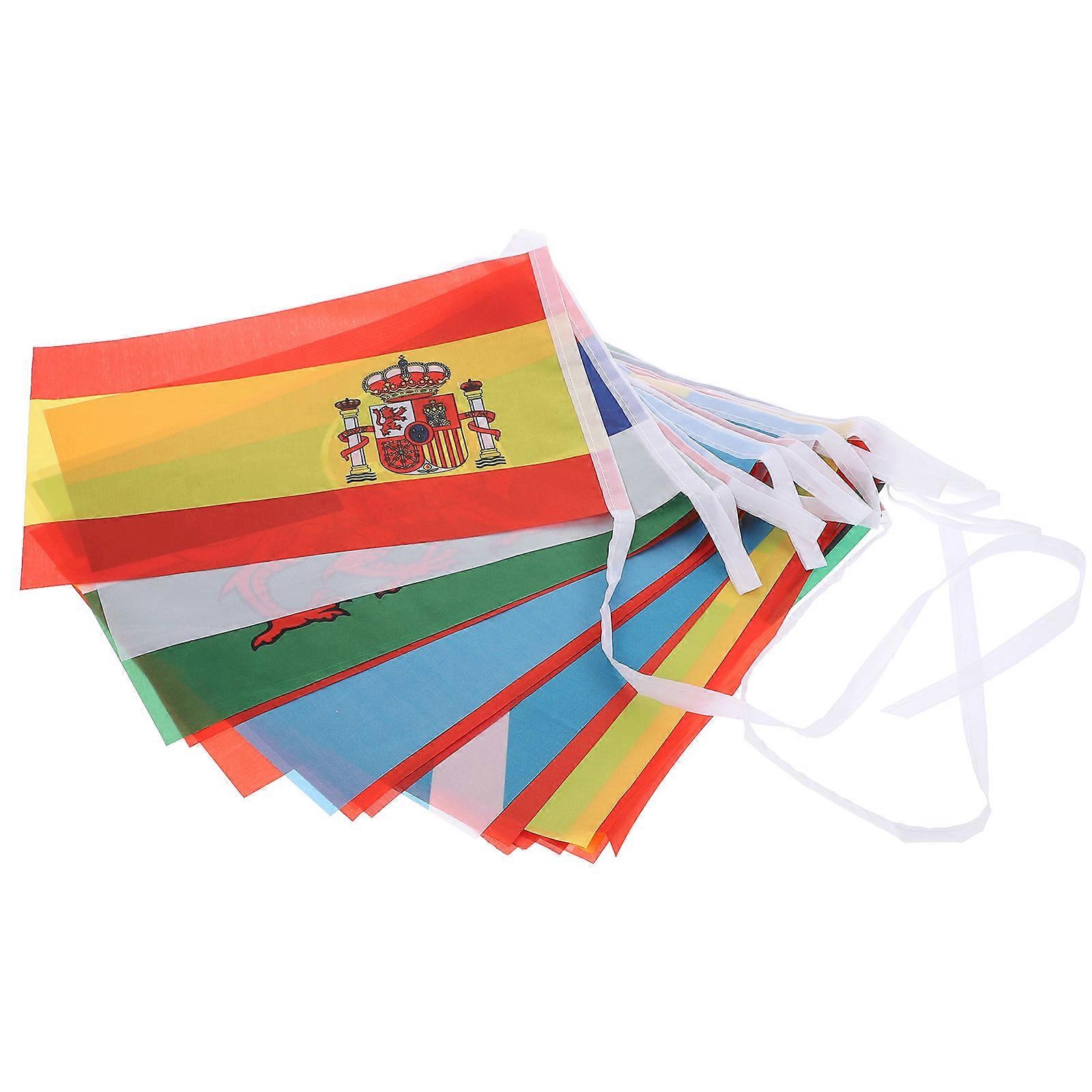 Creative String Banner Decoration with Flags of Countries for Bars, Malls, KTV, Soccer Events, and International Celebrations