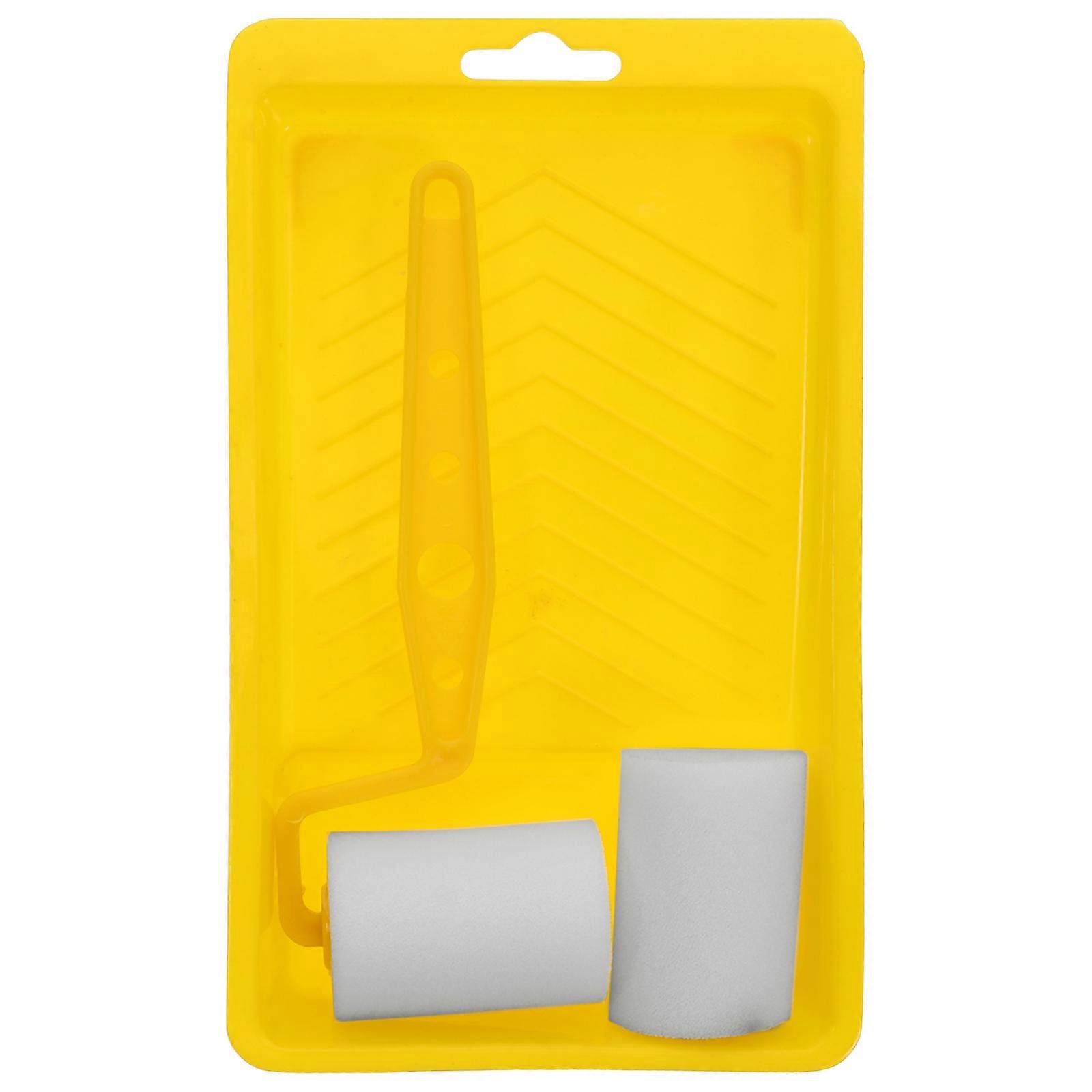 Portable Paint Roller Set with Sponge Roller for DIY Wall Painting & Home Decor – Easy to Use for Beginners and Professionals