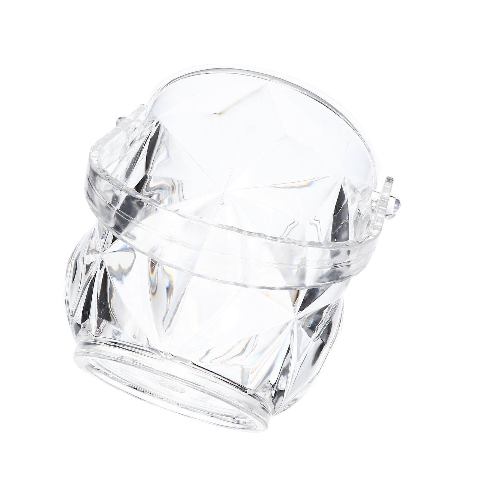Acrylic Ice Bucket for Storage Portable and Comfortable to Touch Assorted Color 1Pc