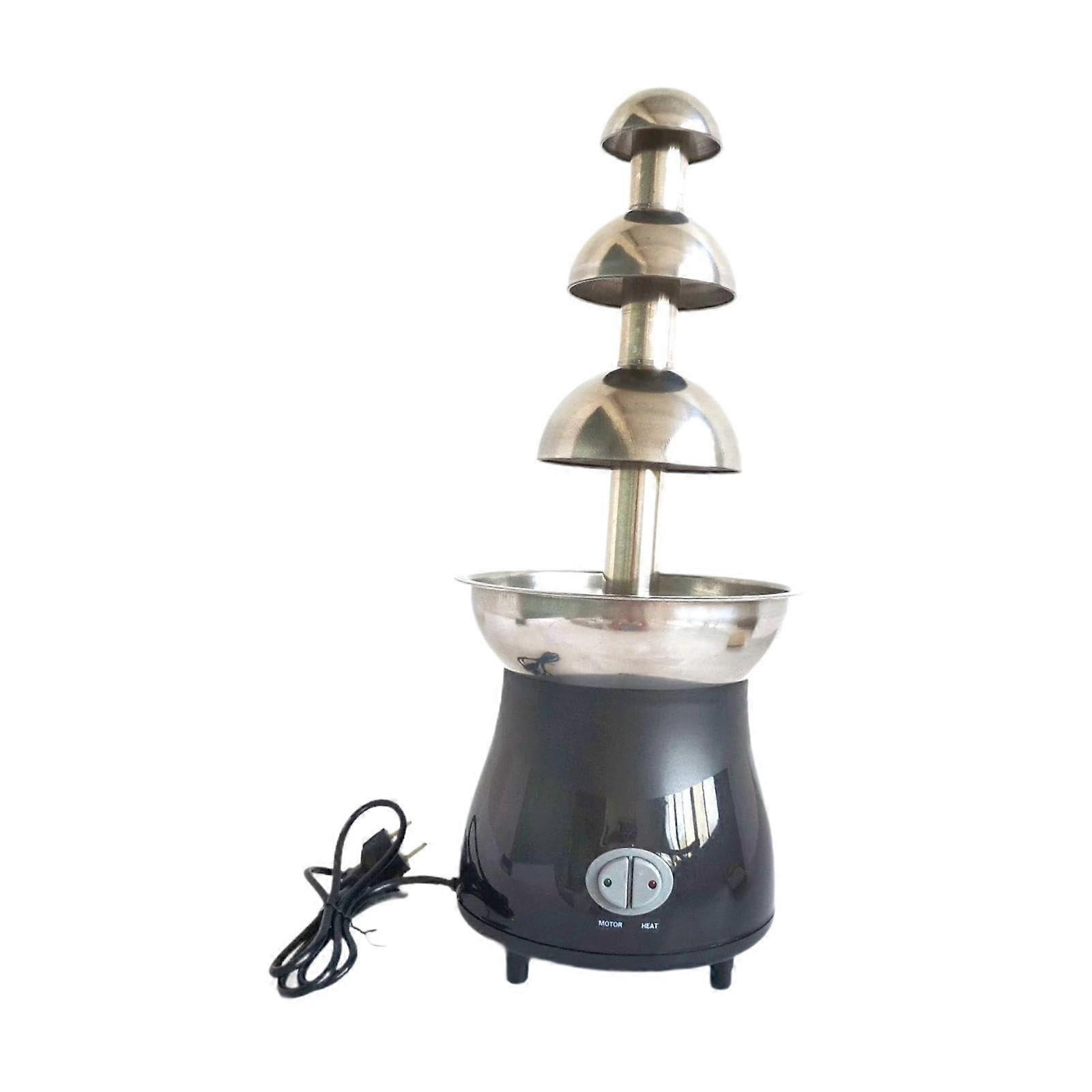 DIY Chocolate Machine Chocolate Fondue Improved 4 Levels Melting Pot for Cheese Butter Home Birthday Party