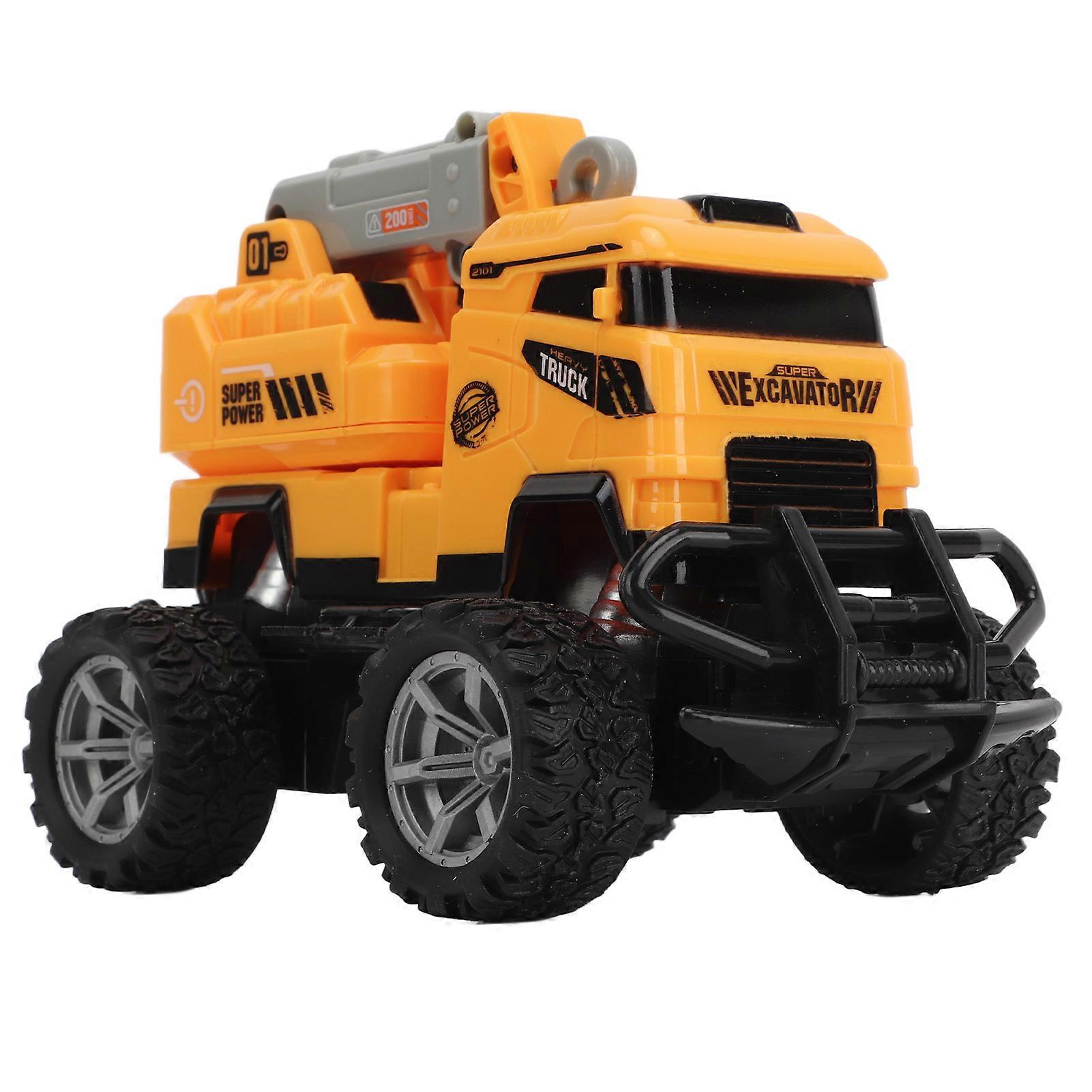 RCクレーントラック1:43スケール4チャンネルラバータイヤイージーフレキシブルコントロールリモートコントロールクレーンキッズゲームファミリー用