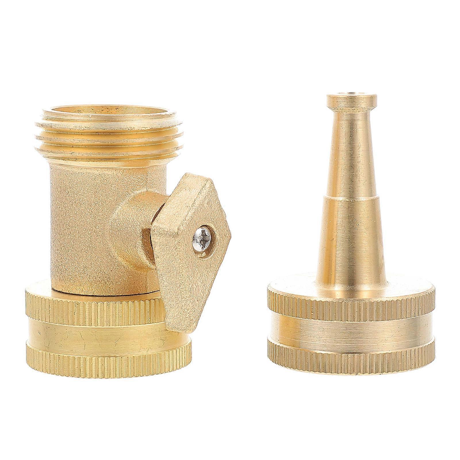 Valve Connector American Style Copper Ball Valves Water Pipe Connection 4.5X3cm Water Flow Control 1Set