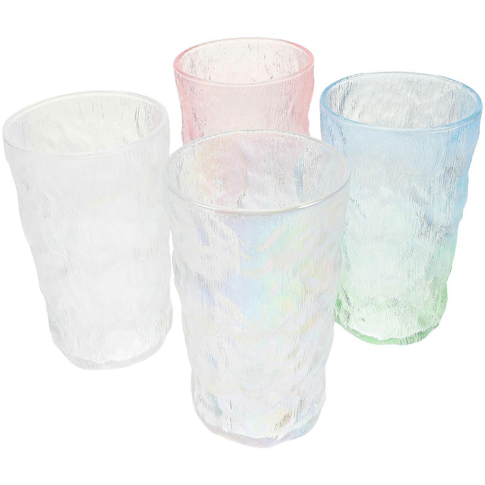 Glassware Cups Elegant Appearance Practicality for Outdoor Use Picnic Terrace 4Pcs