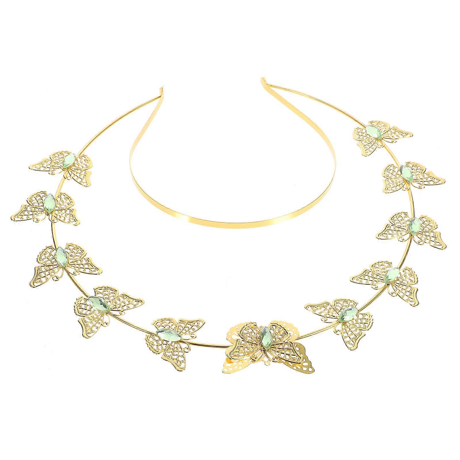 Here's a polished and engaging product description based on your input:
**Elegant Butterfly Headband for Women – & Special Occasion Hair