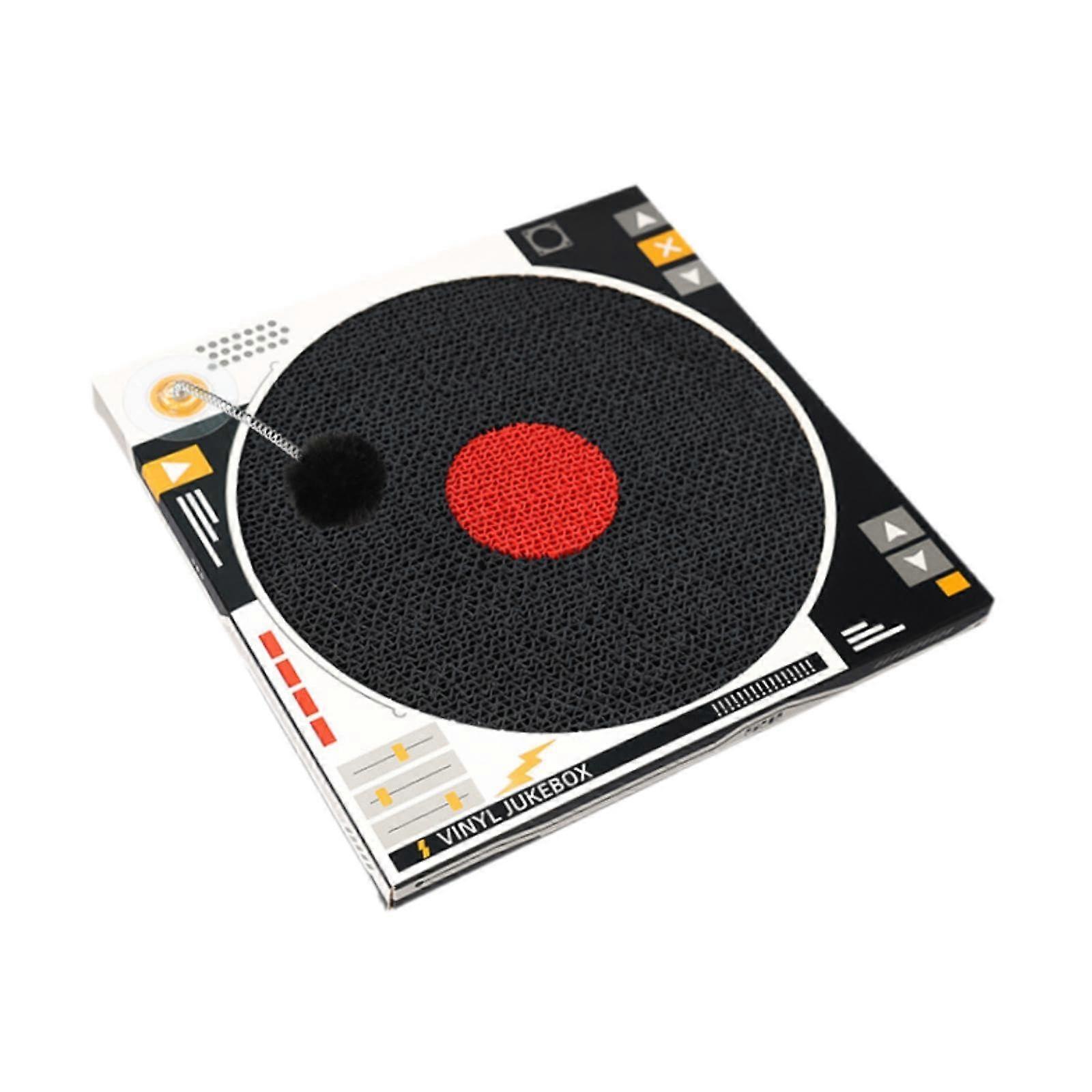 Cat scratches scratch cardboard interactive games home decoration, black