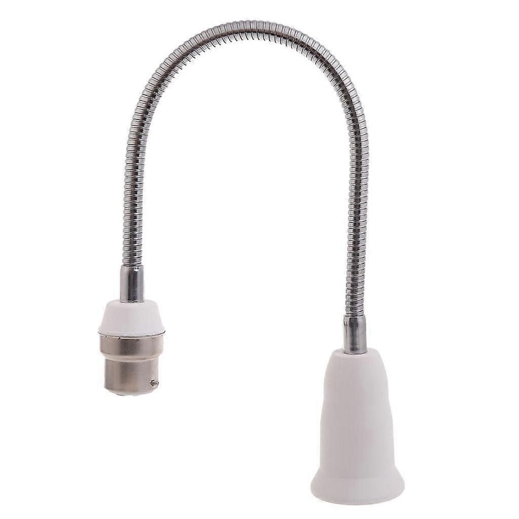 Multifunctional B22 to E27 Base Extended Light Holder Lamp Bulb Socket Adapter