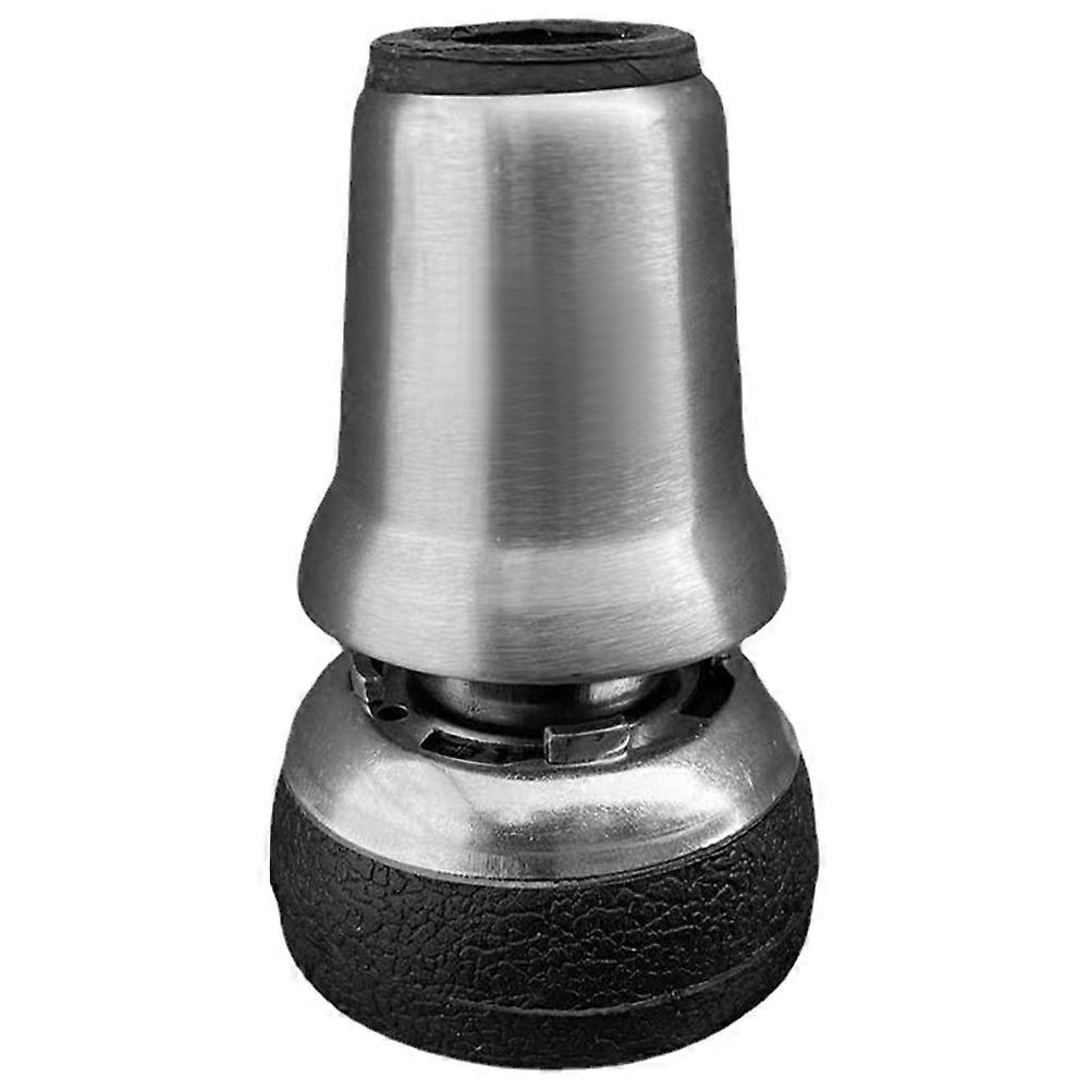 Stainless Steel & Rubber Rotating Cane Tip Skid Covers for Walking Sticks and Crutches – Enhanced Stability and Shock Absorption on Wet Surfaces,