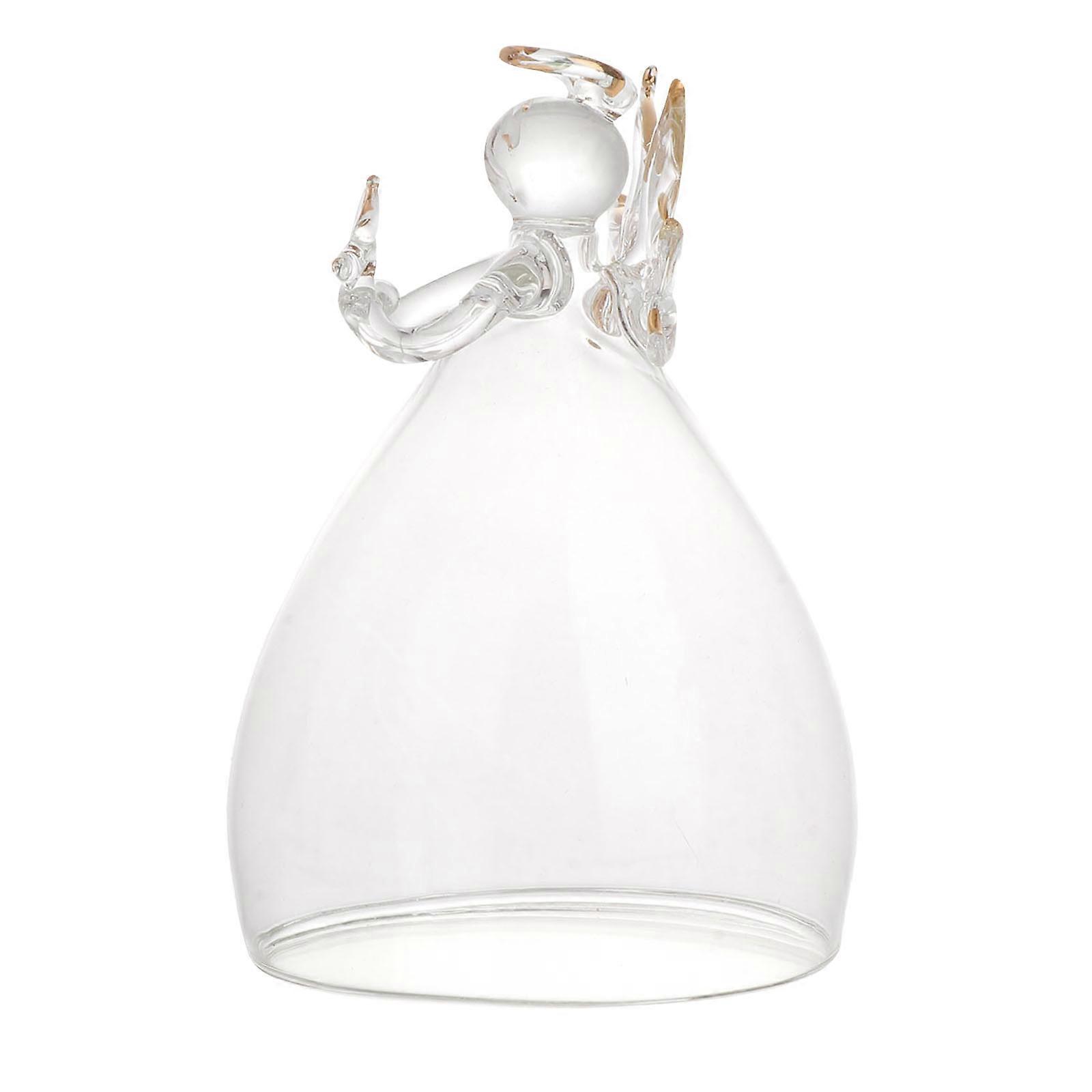 Display Domes Clear Glass Display Dome Cloche Elegant Decor For Parties 1Pcs