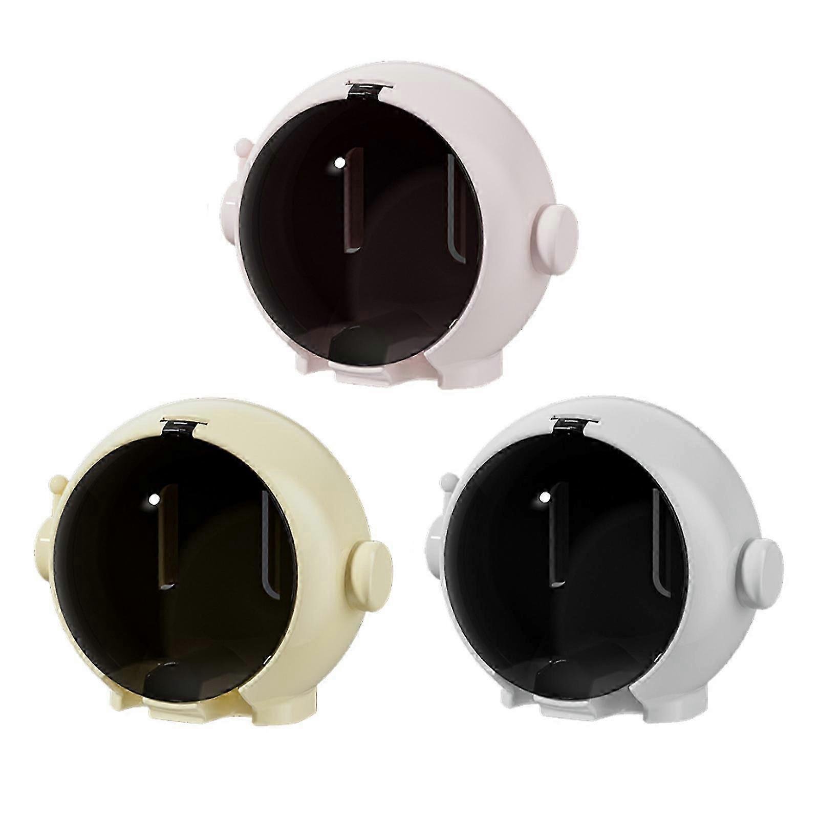 Pack of 3 Astronaut Bathroom Racks for Toothbrushes Not Drilling Required Space
