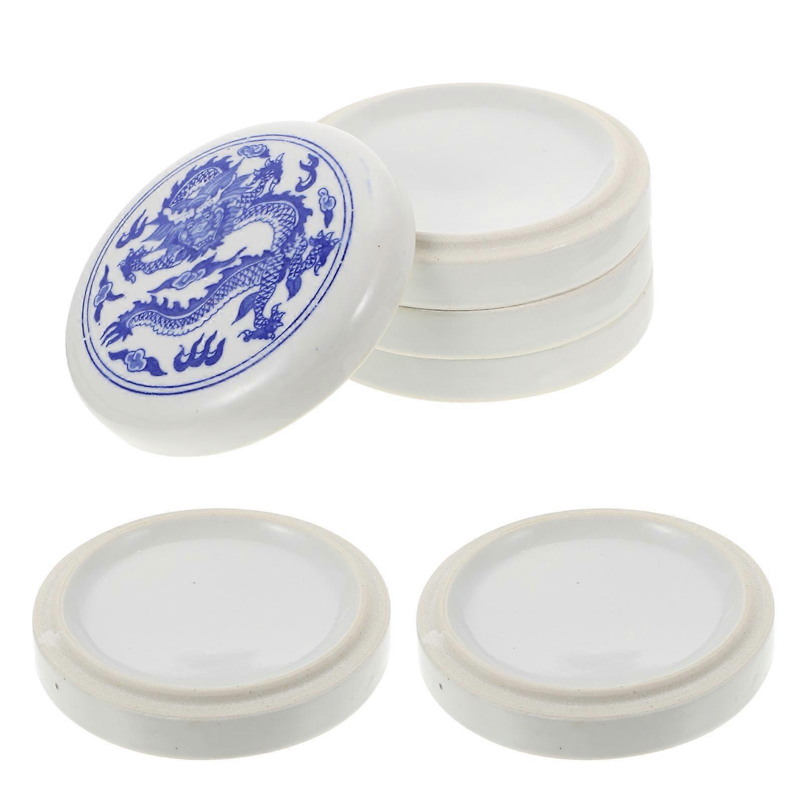 Ceramic Watercolor Mixer Trays for DIY Painting – Portable, Space Saving Pigment Palette for Artists, Beginners, and Craft Enthusiasts