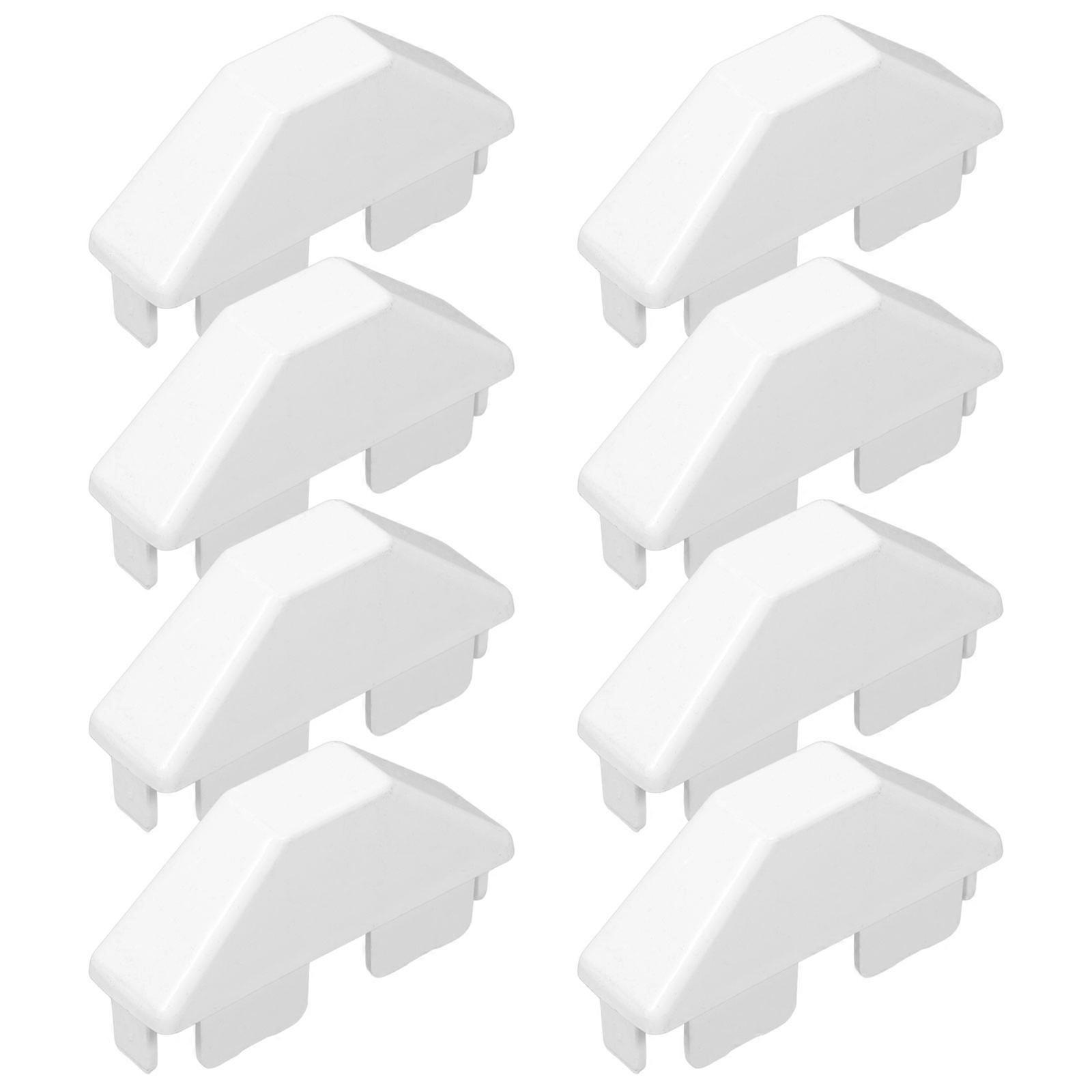 8pcs Flat Fence Caps Replacement Covers for Posts & Gate Frames Durable Sturdy Outdoor Post Decor