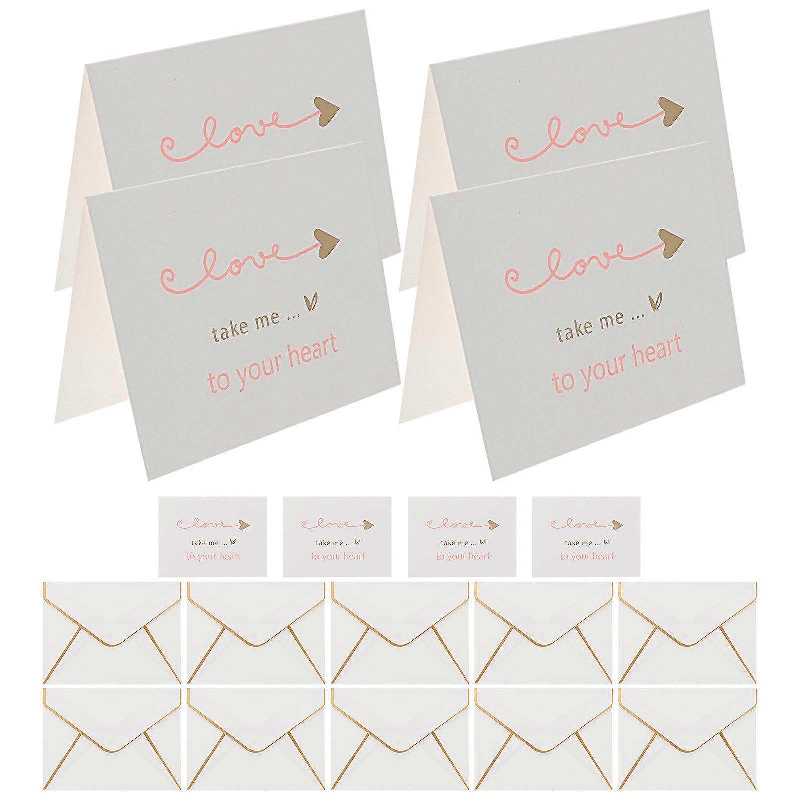 Creative Greeting Cards Blank Note Cards .5 x 7 Cm Paper Rectangular For Special Occasions 10Pcs