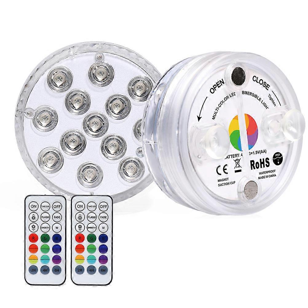 Led Submersible Light Fish Tank Light Small Pond Decoration Underwater Lighting 4Set