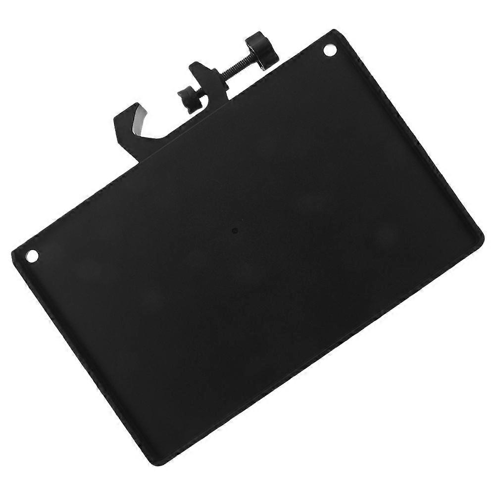 Microphone Stand Tray with Clamp, Sturdy Storage Platform for Live Streaming, Easy Installation, Sleek Design for Microphone Accessories