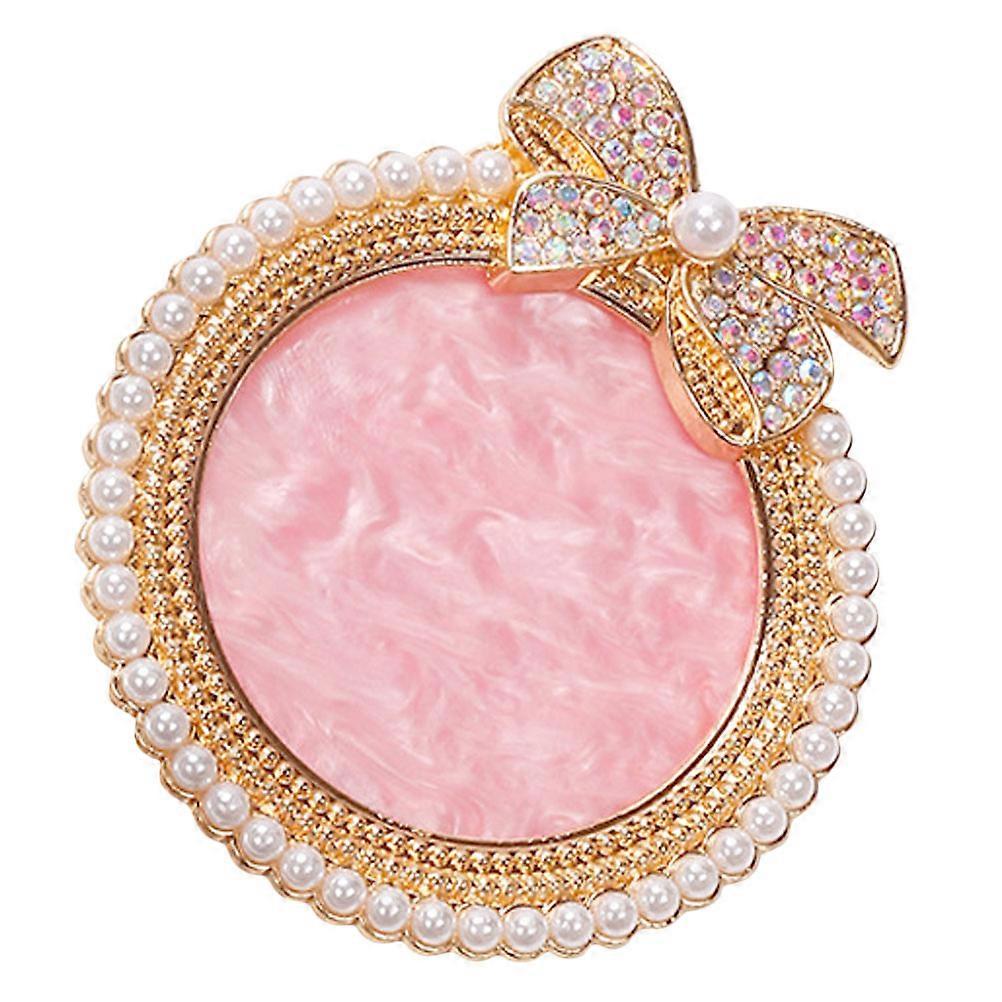 مسمار تصميم لوحة اللون خلط مانيكير الصباغ لوحة لتخزين الحاويات 8.5x7.3 سم ذهبي بيضاوي 1 مجموعة