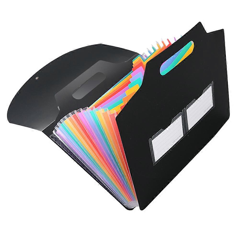 Document Organizer Folio Plastic Accordion File Folder Tote Bag Organizer