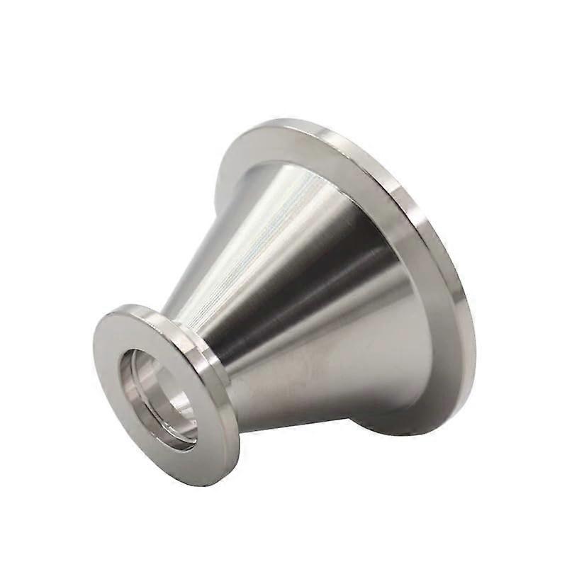 KF50 to KF40 KF25 to KF16 Reducer Vacuum Connection SS304 Stainless Steel 1 Piece (Size: KF40 to KF16)