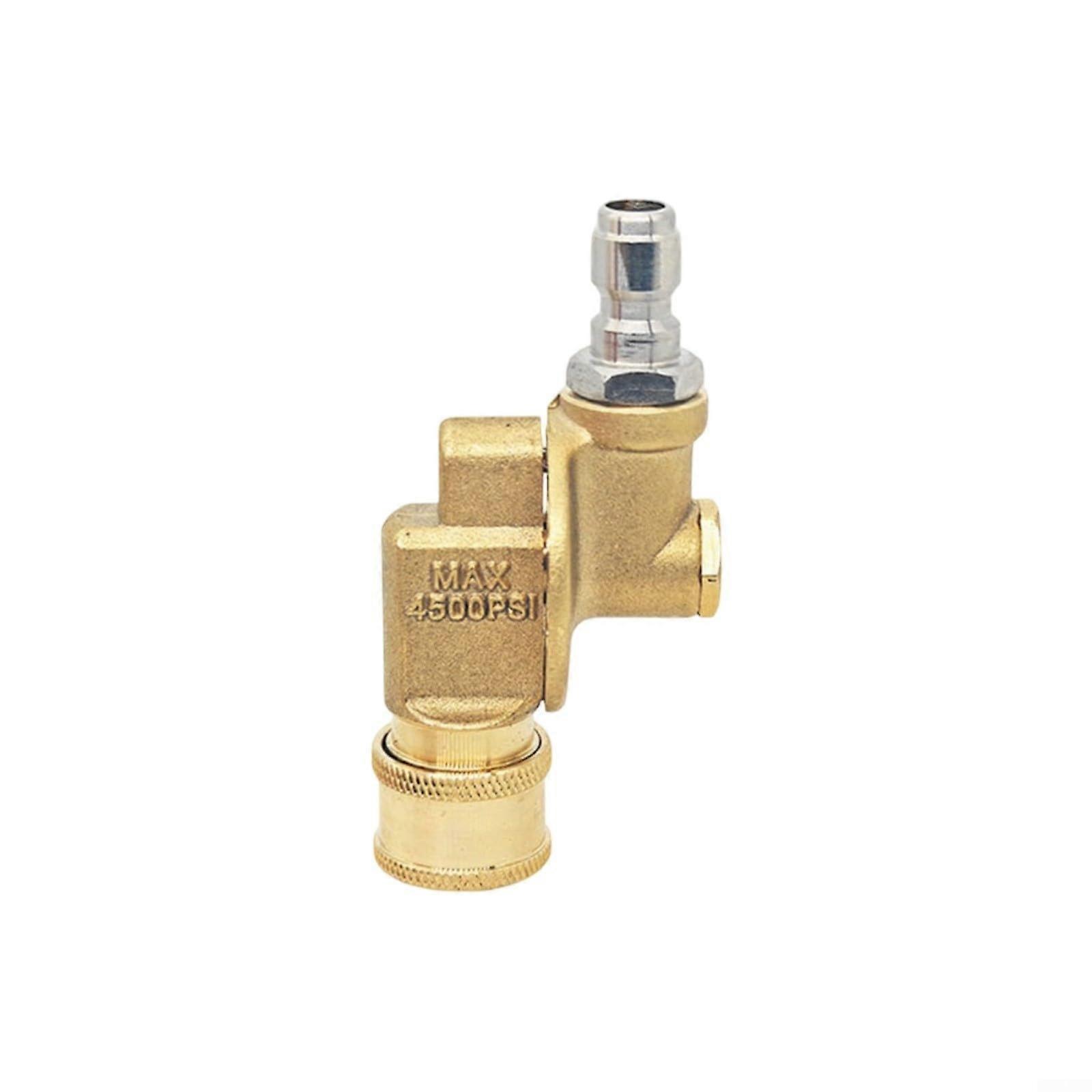 Pressure Washer Rotary Connector 4500 PSI Rotating Head with Quick Connect System for Vehicle Cleaning (7 Speeds) 7 Gears