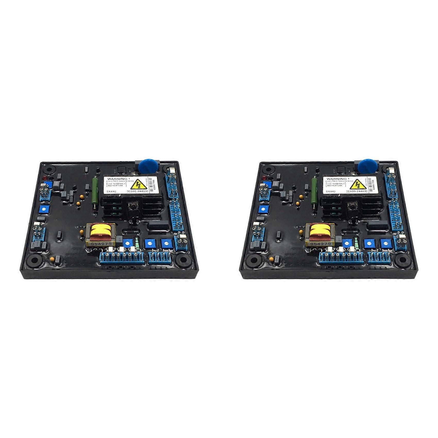 2X Sx440 AVR Generator Voltage Regulator Replacement Parts for Brushless 500KW Generators, Surface Mount Technology