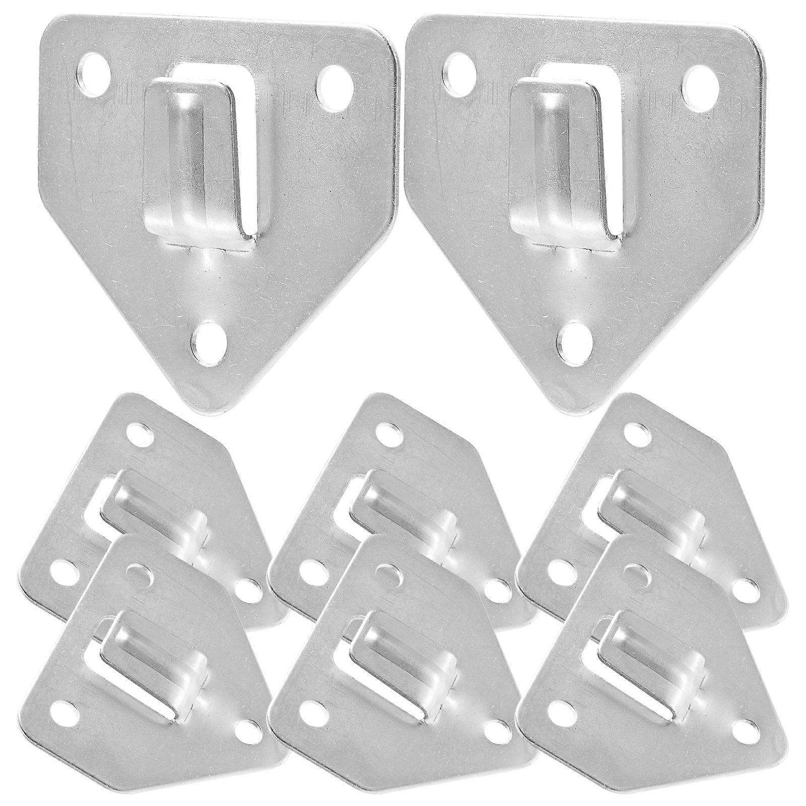 Wall Mounted Fire Extinguisher Bracket Space Saving Quick Access Iron 8Pcs