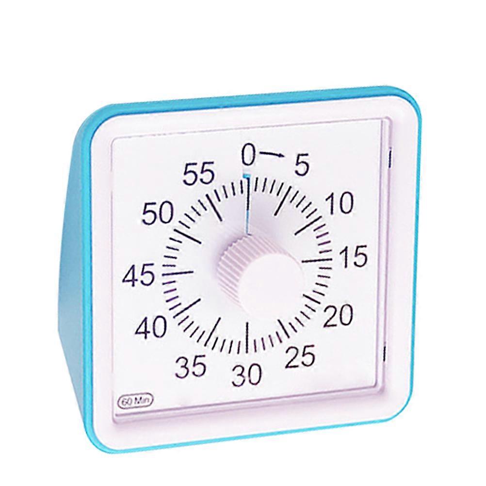 Mechanical Drive Kitchen Timer Reminder for Home Users 7.8x4.8cm Blue Modern Design 1Set