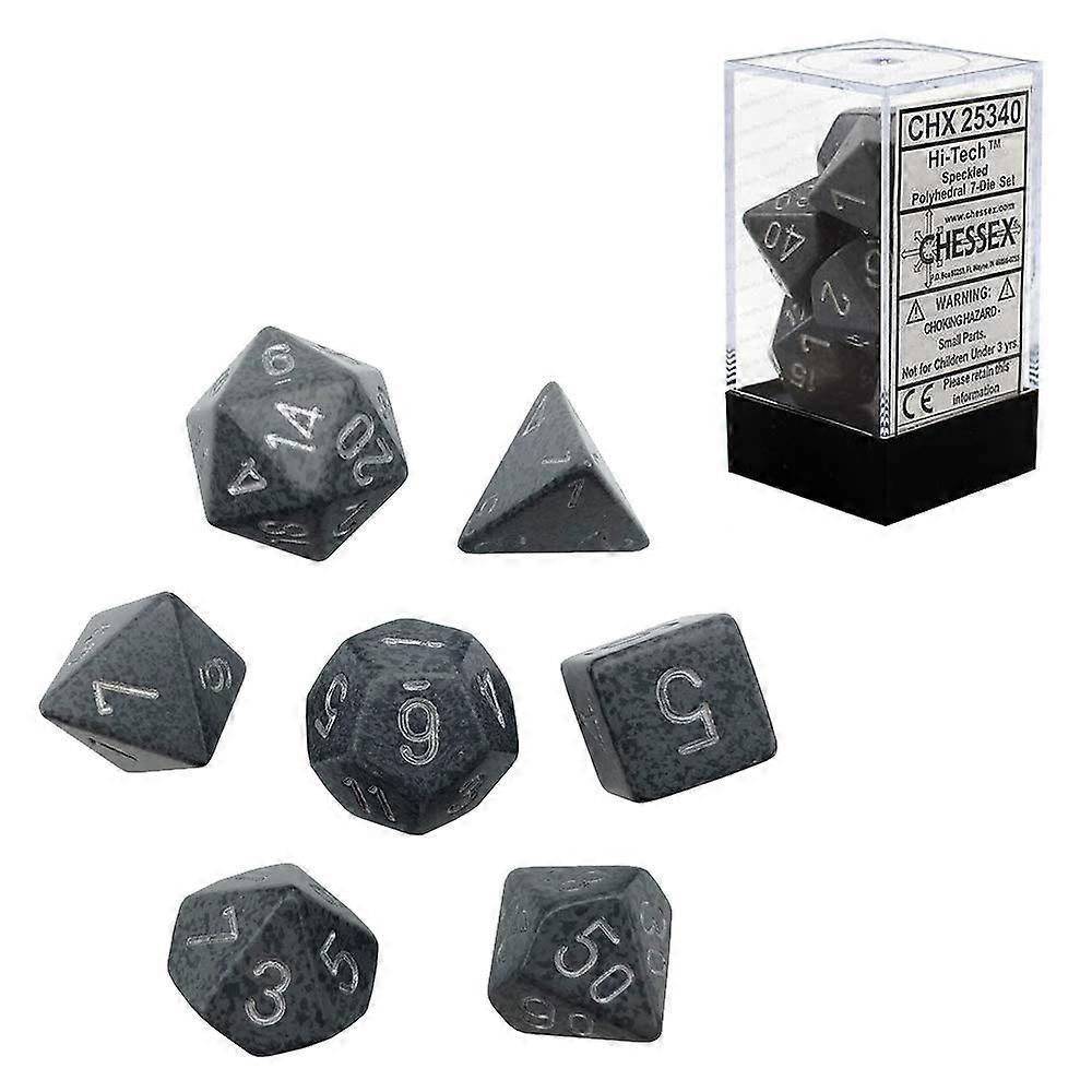 Dice - Speckled - Poly Sets Chessex Poly Set Hi-tech (7)