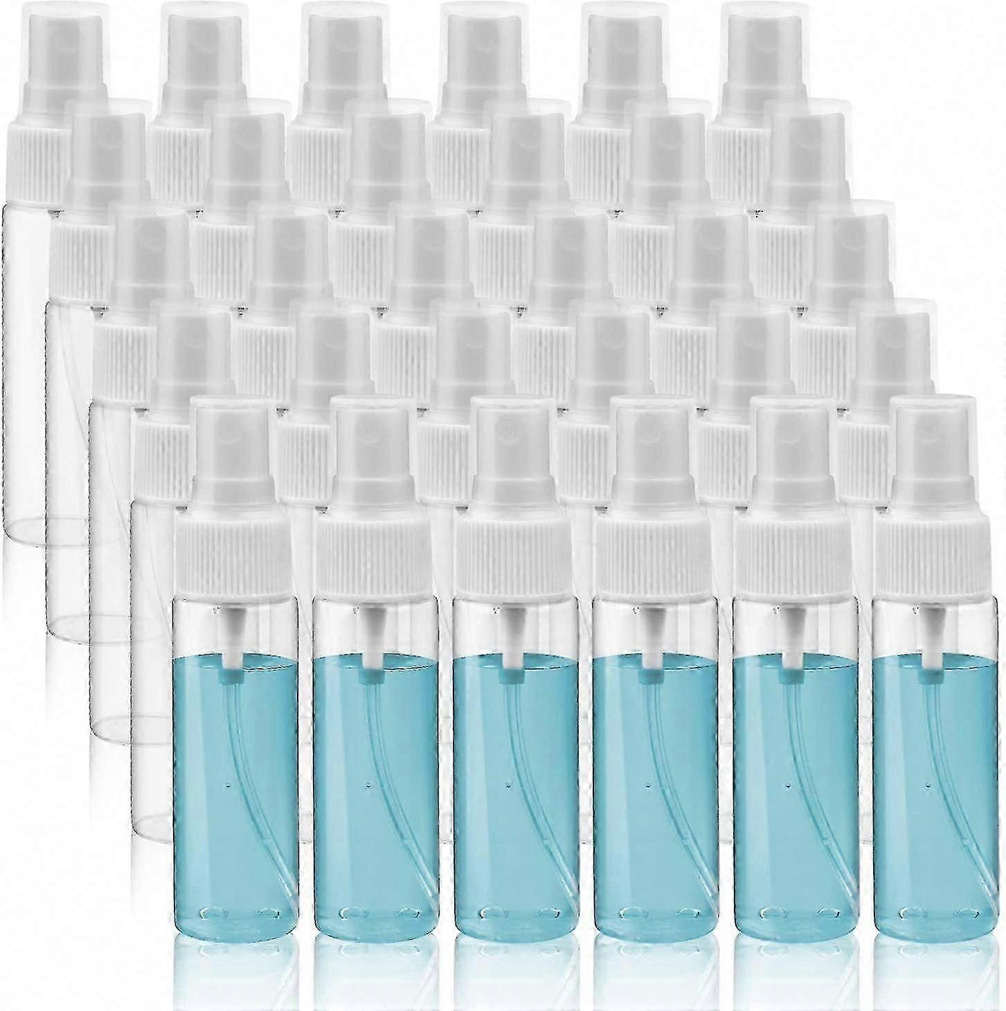 30pcs 30mlスプレーアトマイザー、小さなスプレークリアプラスチックアトマイザーボトル詰め替え可能なミストトラベルスプレーアトマイザーボトル空のトラベルボトルセット