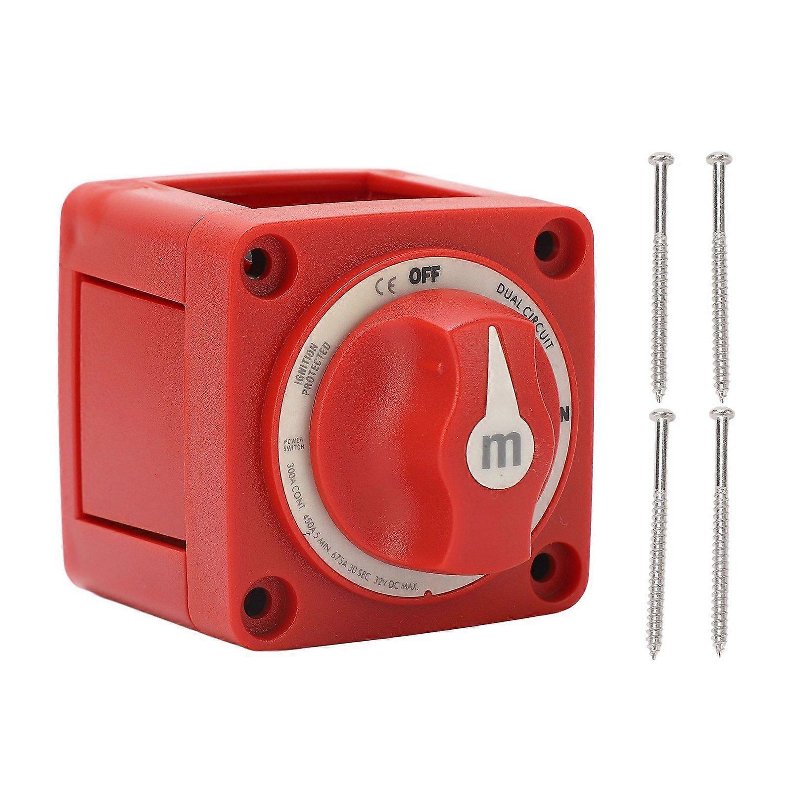 Sectionneur de batterie double circuit 300A DC32V étanche