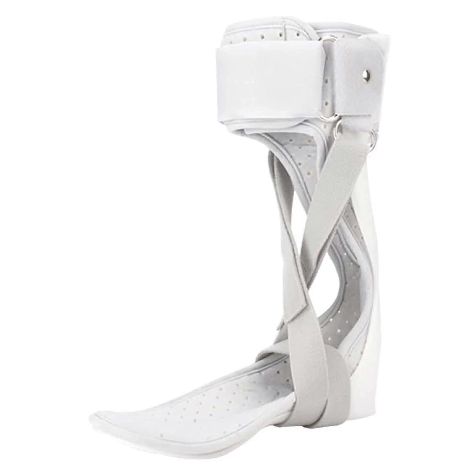 Ankle Foot Drop Brace - Adjustable Left Foot Orthosis Support - M Size - Custom Fit Ankle Correction Splint