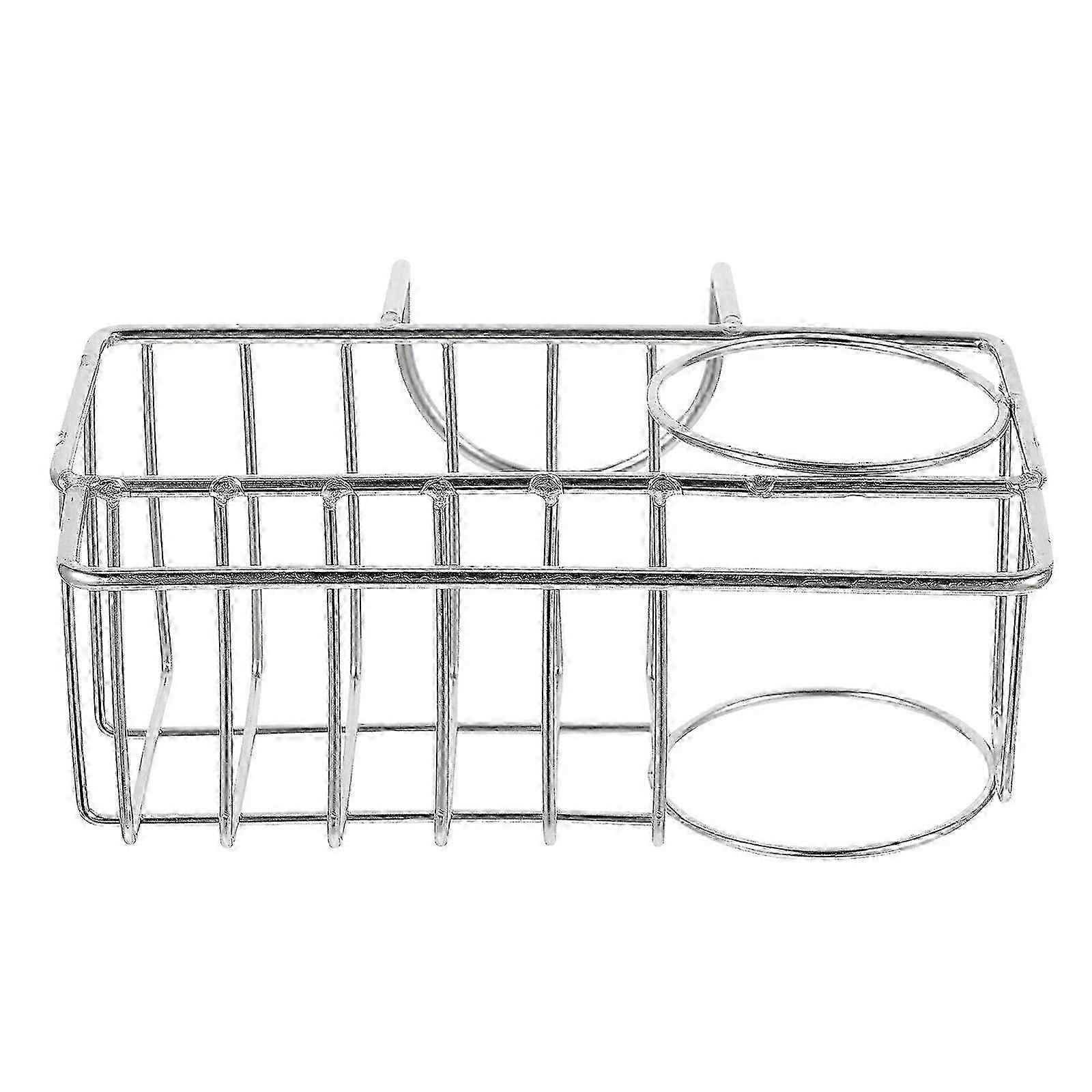 1pc Kitchen Sink Drain Shelf Storage Organizer Rack - Space-Saving Solution for Cleaning Supplies & Utensils