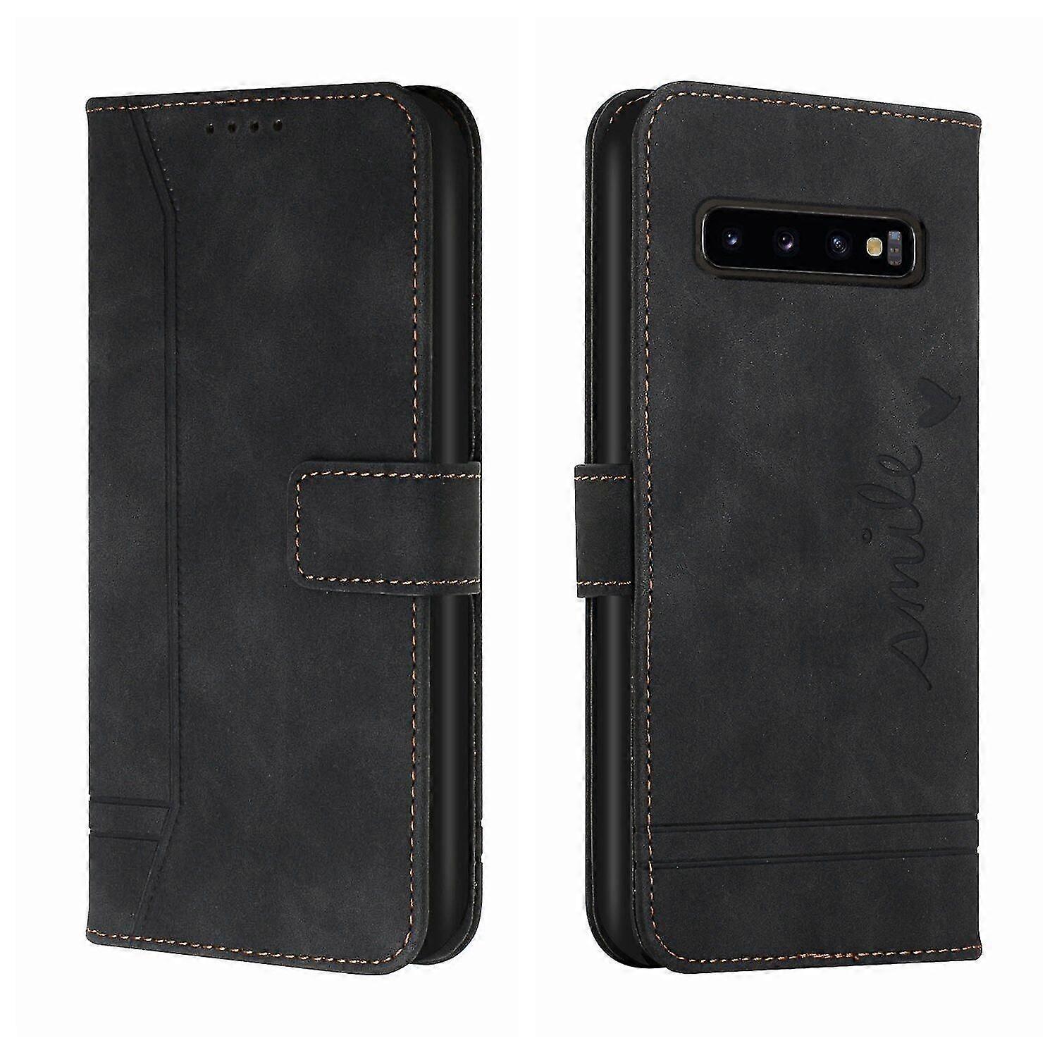 Leather Magnetic Closure Case with Flip Wallet Stand Function Cover for