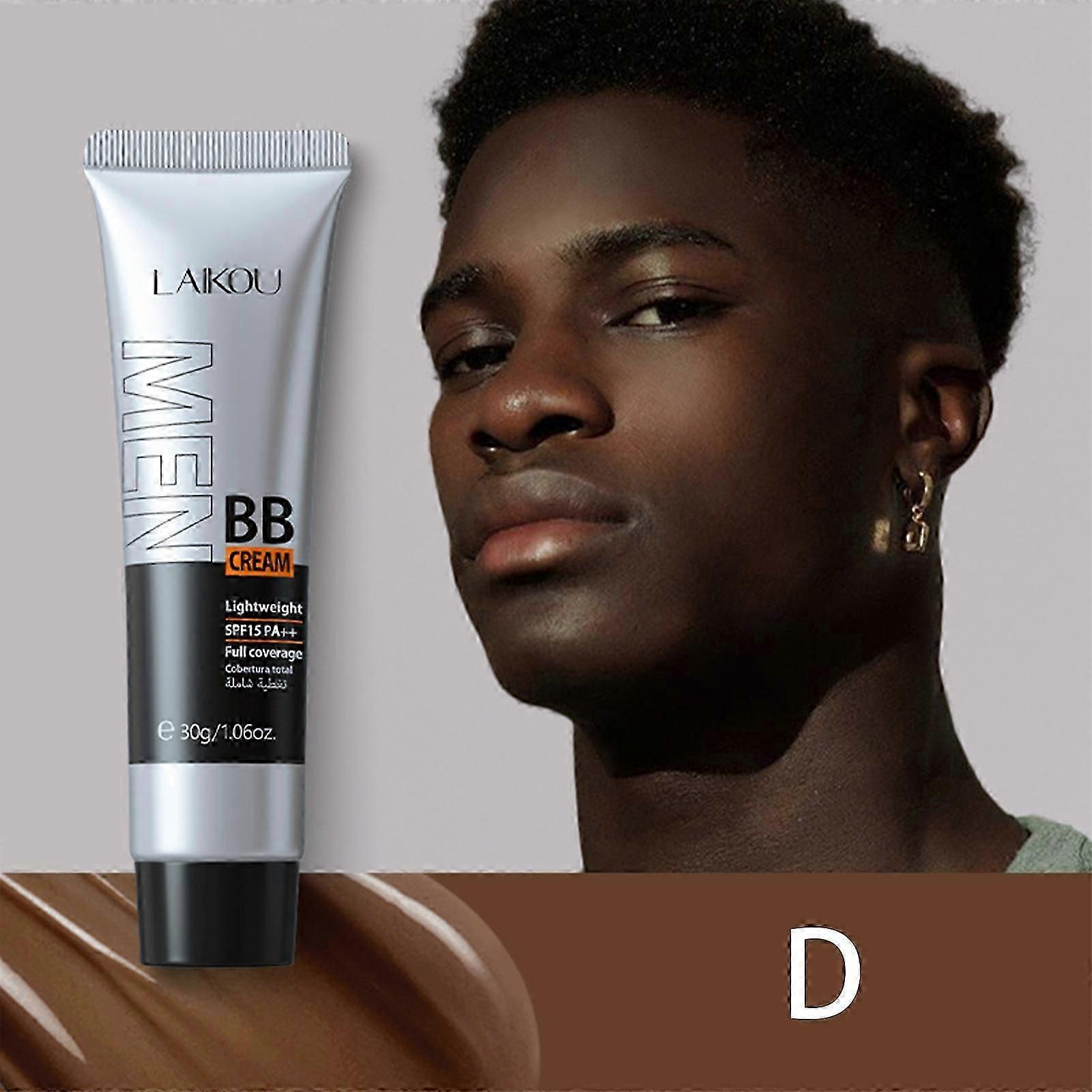 BB Cream للرجال، كريم أساس مرطب ملون BB، كريم تصحيح لون خافي العيوب للرجال، لتغطية الشوائب