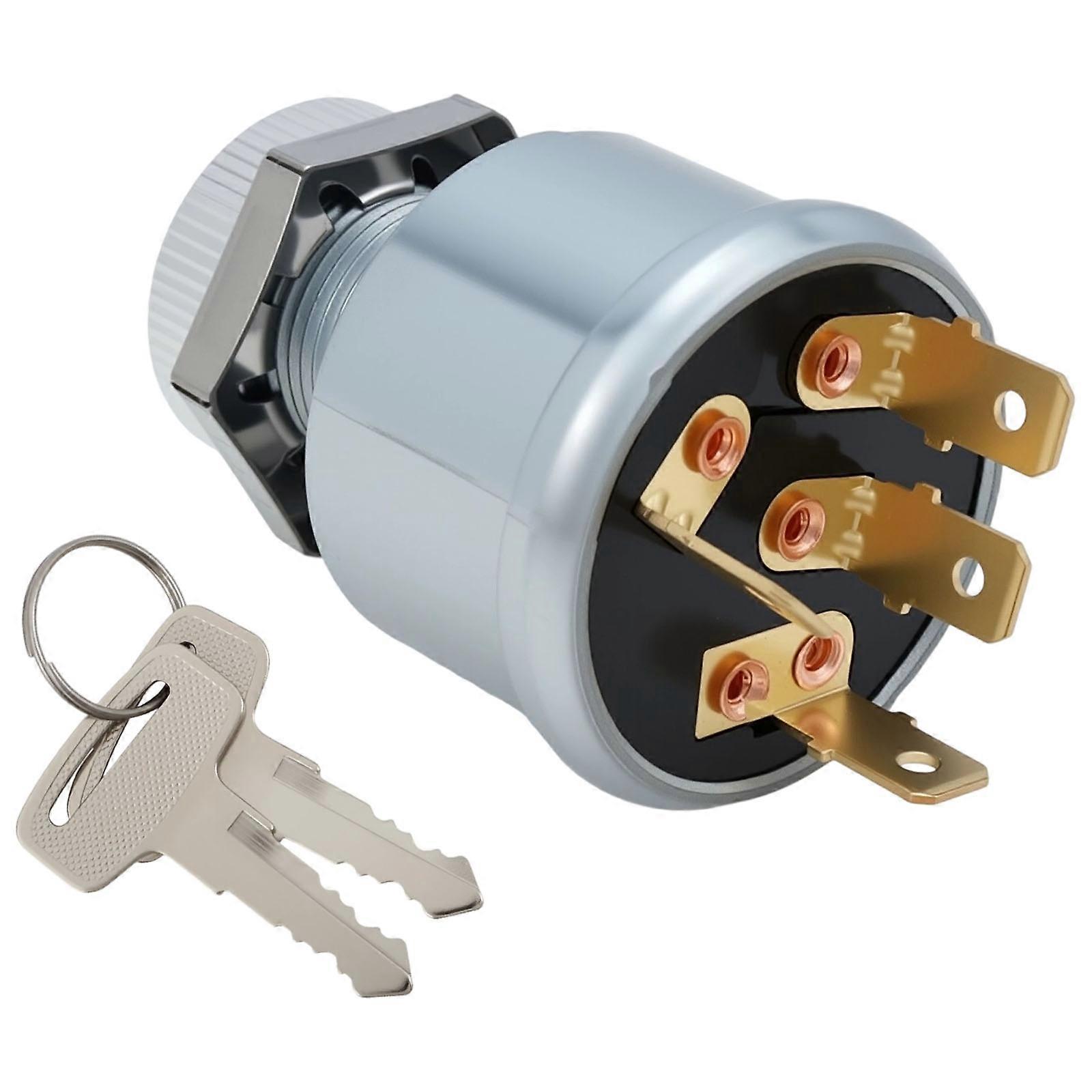 Quality Key Switch for EZGO Cart - 4 Prong w/ Factory Lights 81+ Gas & Electric 33639G01