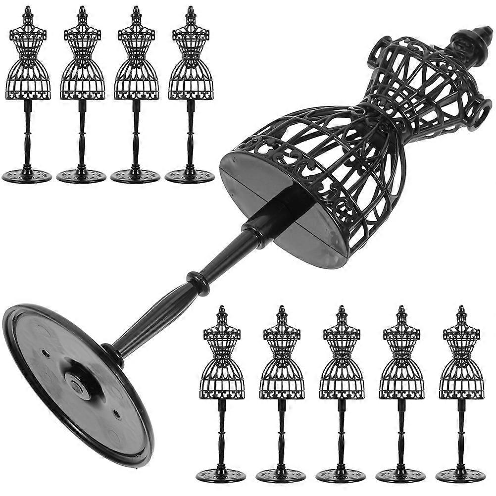10pcs Doll Clothes Mannequin Dress Display Form Stands for Doll Gown Model Presentation
