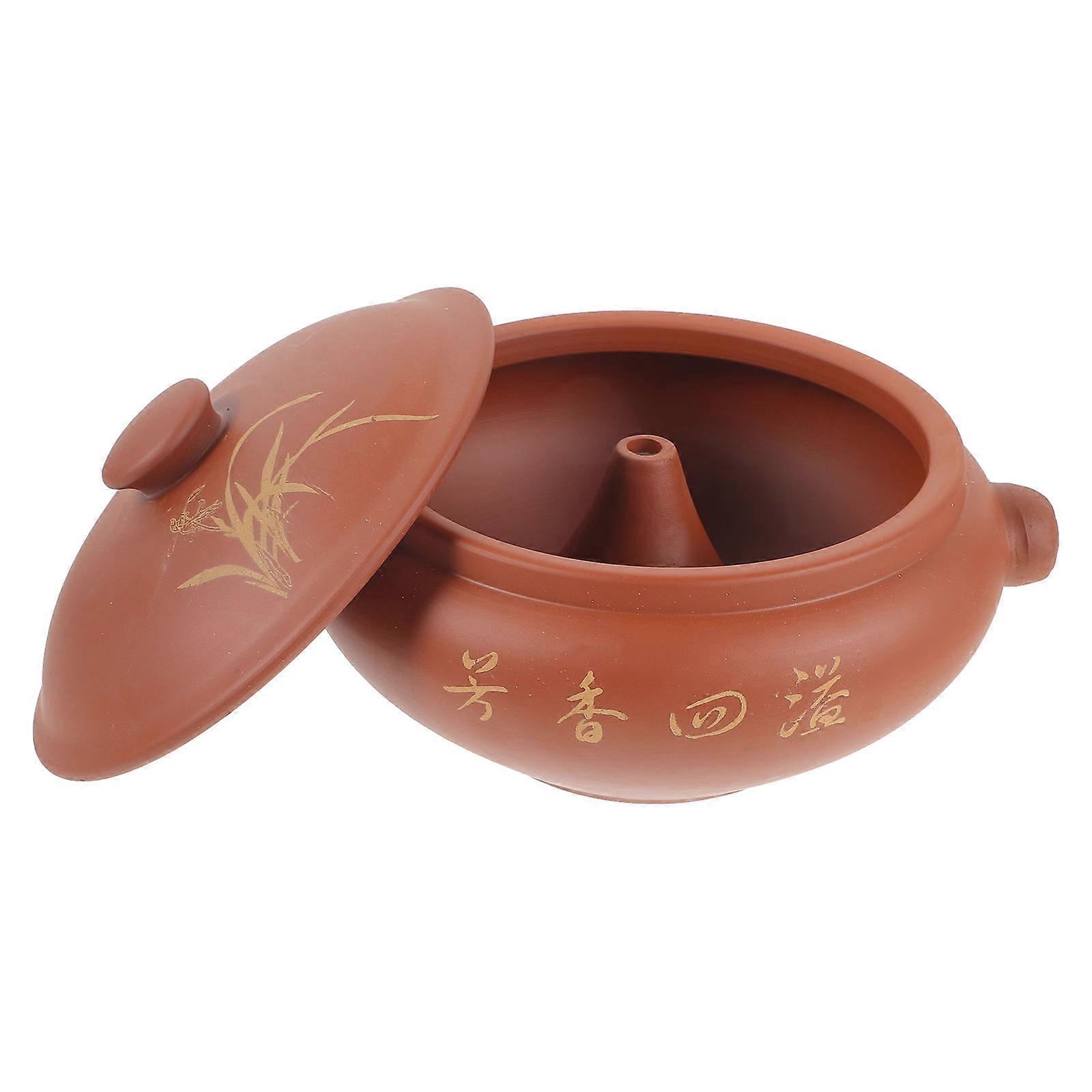 Ceramic Steam Cooker Casserole Pot with Lid – Multi Functional Stockpot for Steaming, Chicken, Soup, and Vegetables – Elegant Design for Home and