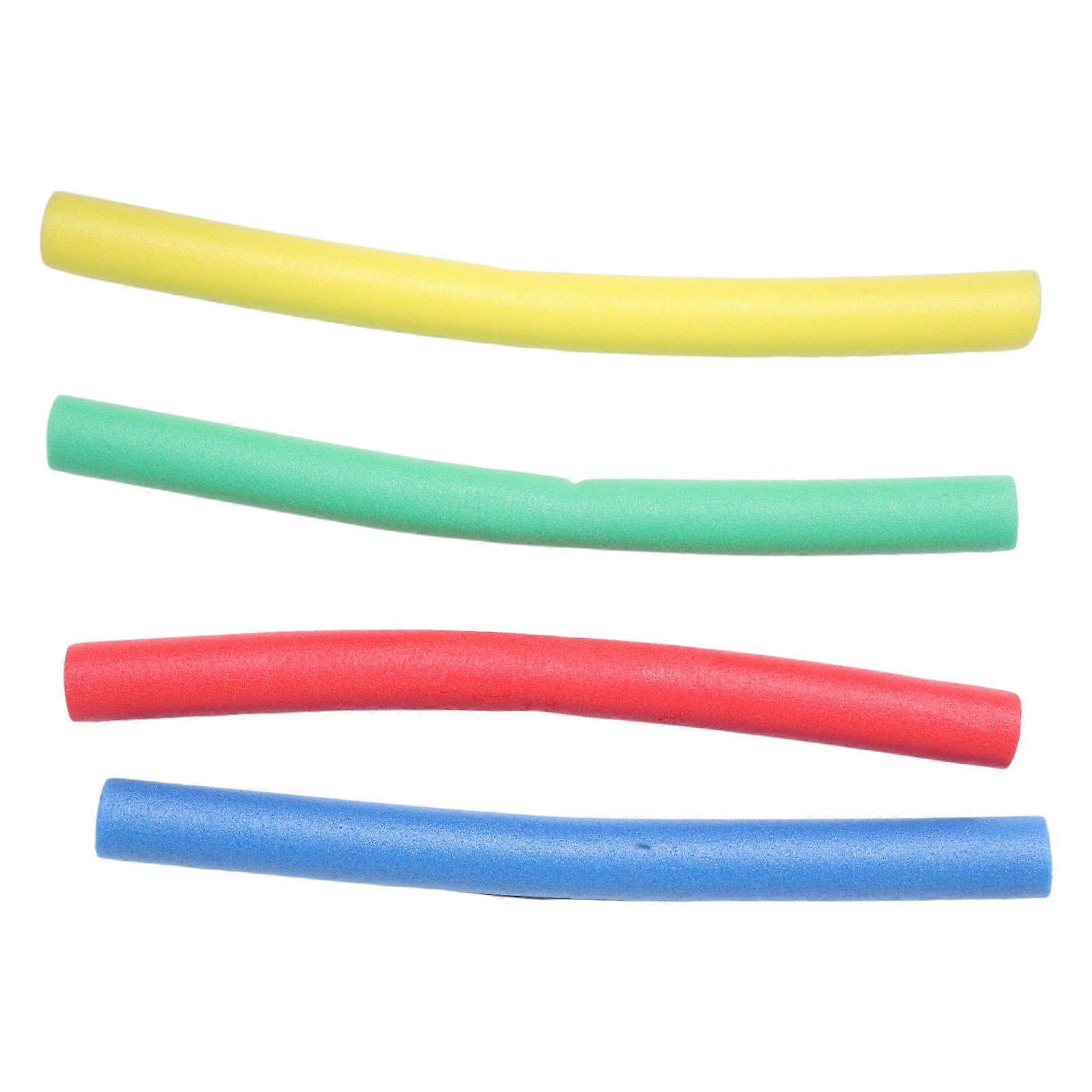 4pcs Relay Race Supply Competition Foam Tubes Lightweight Swimming Noodles Relay Sticks Fighting Toys