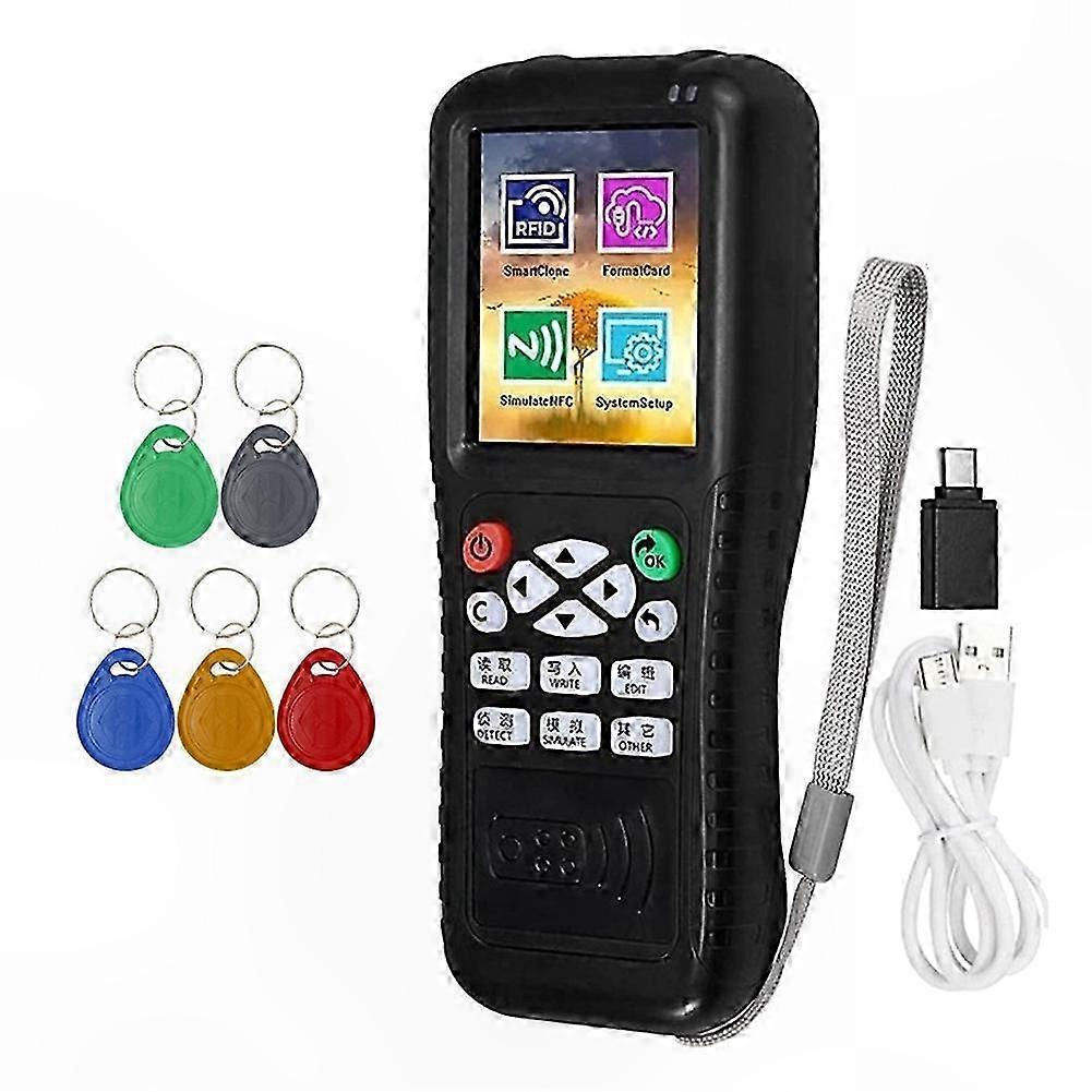 RFID NFC Card Reader Writer with T5577 Keychain Duplicator and ID IC Card Programmer