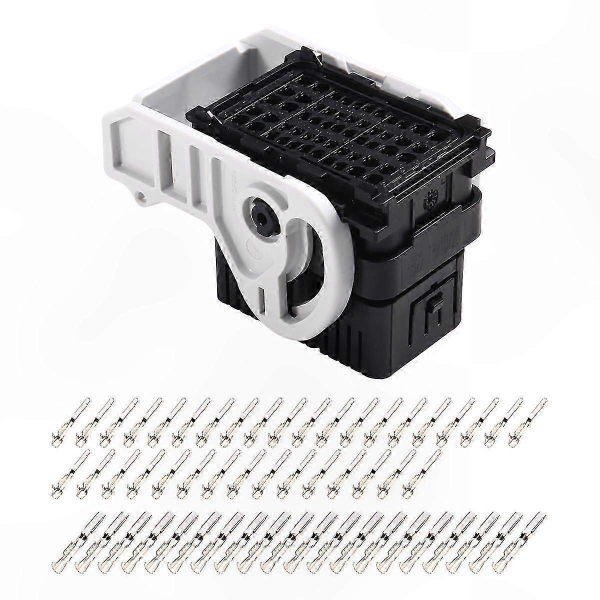55-Pin ECU Connector with Terminals for Automotive Engine Control Modules