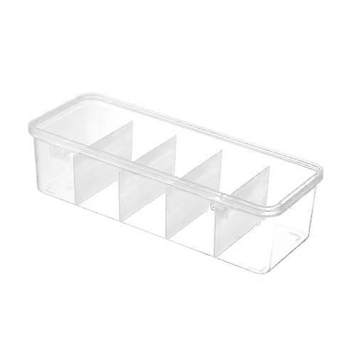 Transparent plastic storage box, data cable management container, USB storage case