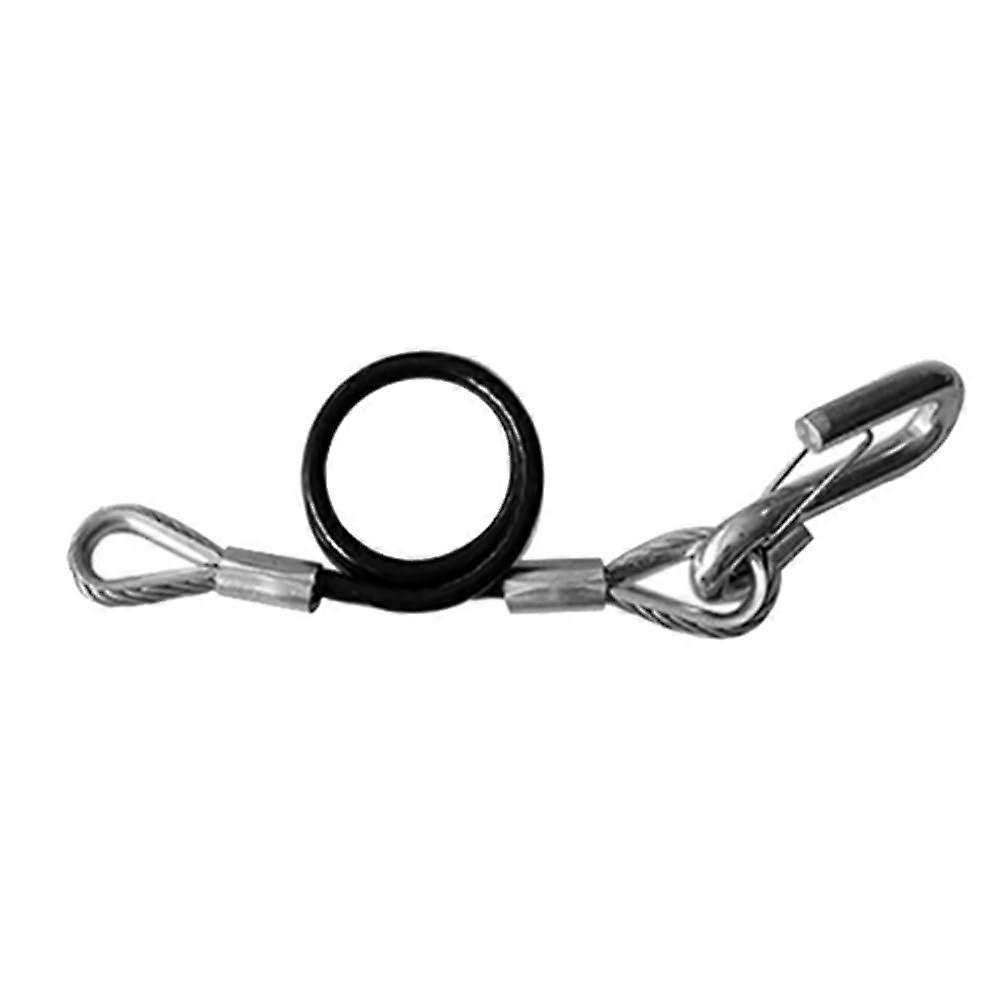 Safety Towing Cable with S Hook 3500 Lbs Capacity 70 cm Maximum Extension for RVs and Trailers