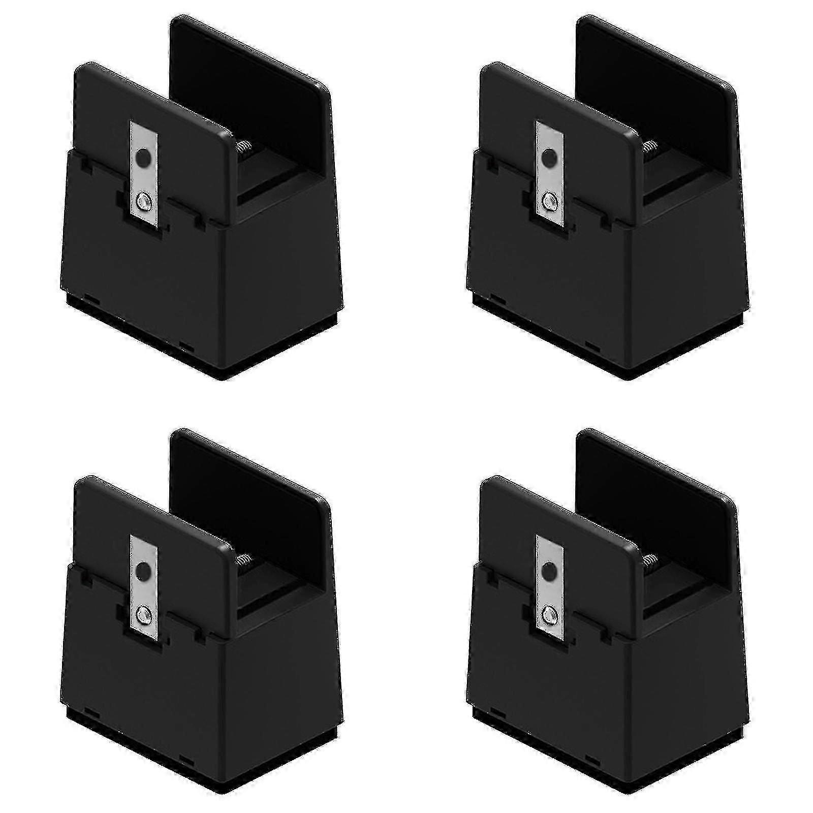 4x Suporturi de pat reglabile, rezistente, pentru extensii de picioare, 5/10 cm