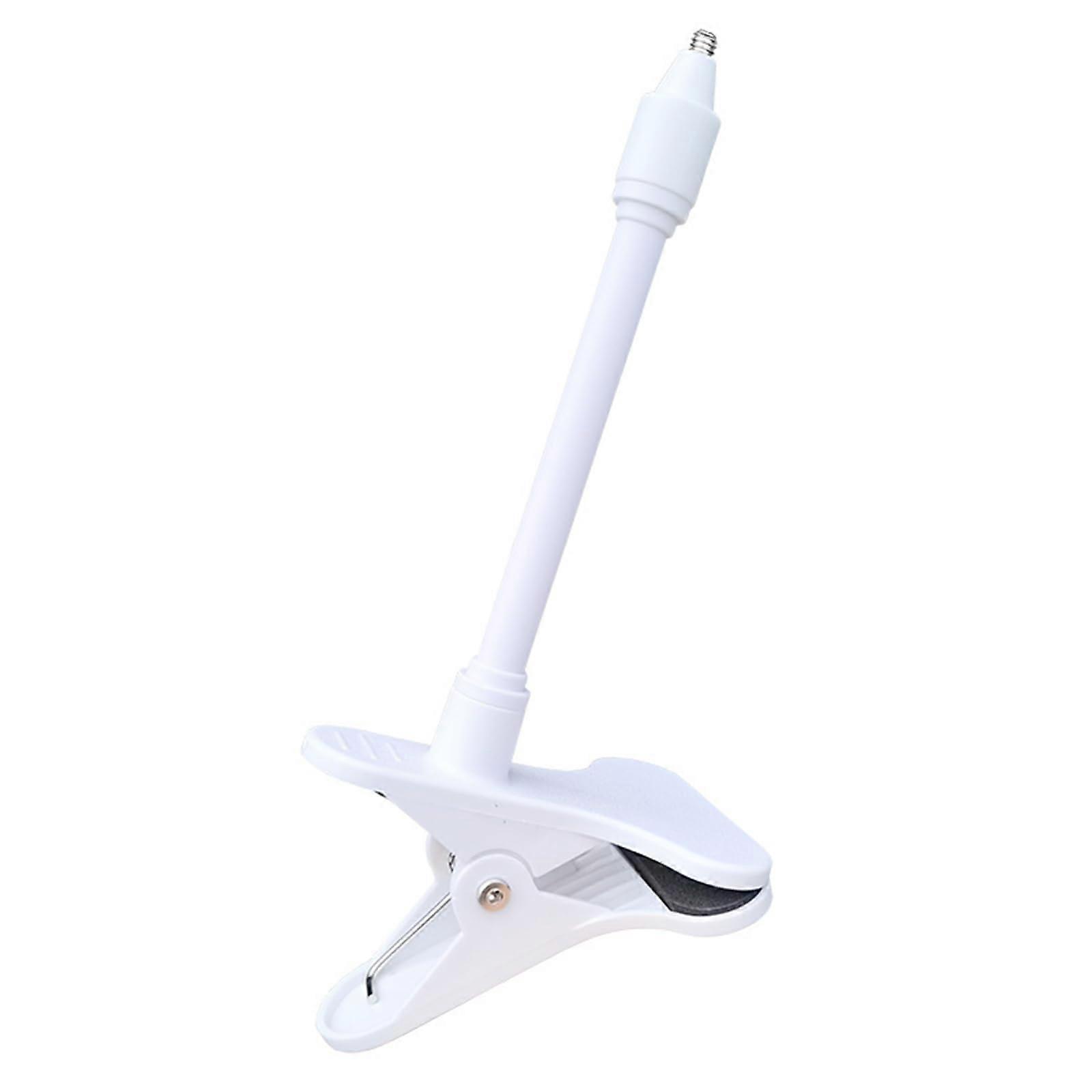 1/4 Screw ABS Flexible 360Degree Adjustable Camera Mount Bracket for Ceiling Wall White