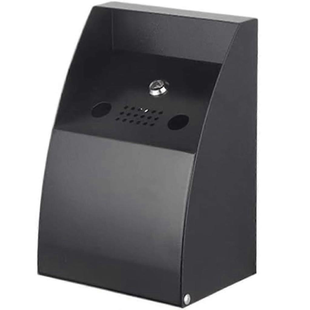 Hotel Cigarette Ash Column Cigarette Butt Column Stainless Steel Smoke Extinguishing Column Garbage Bin Can Be Fixed