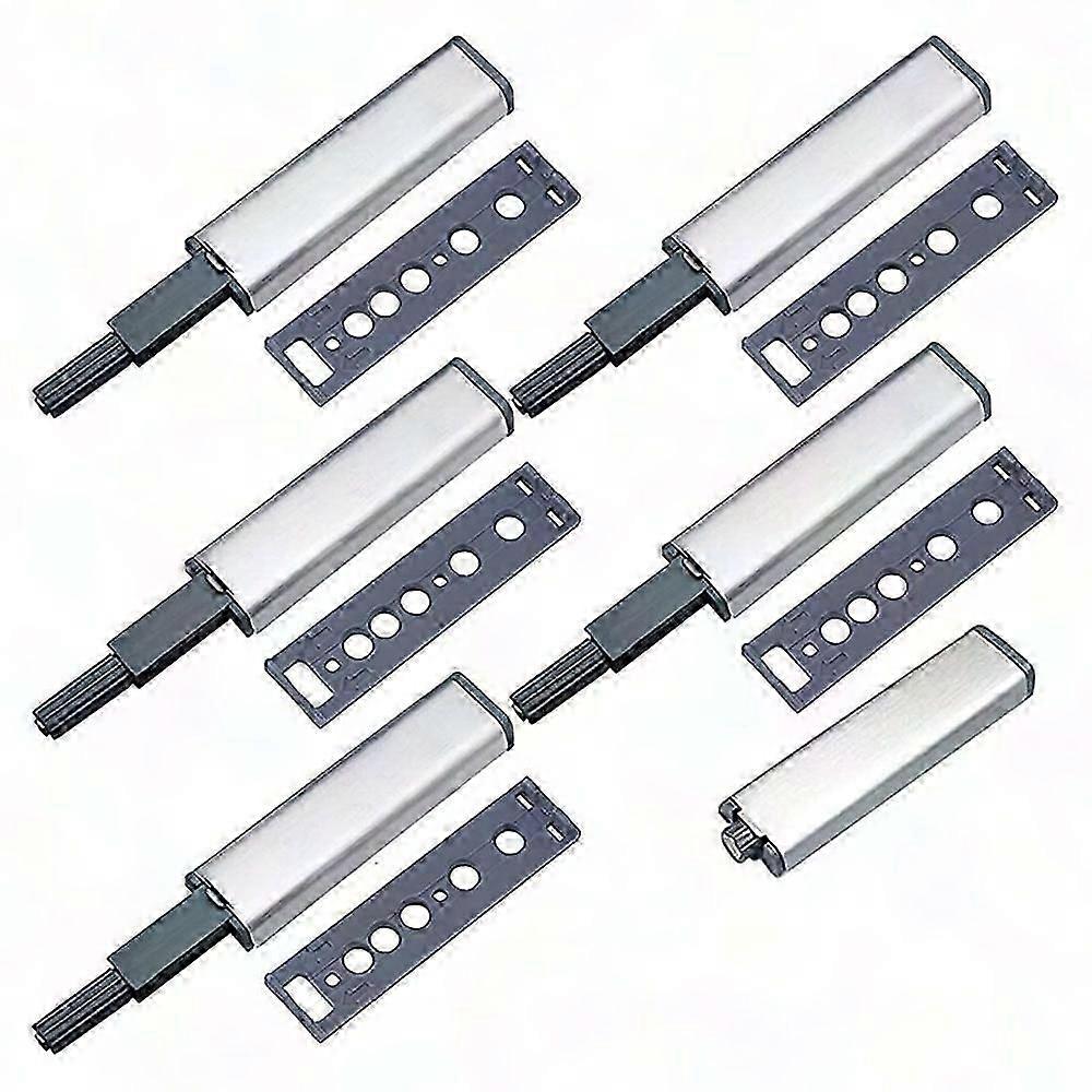 6 Pack Push Latches for Cabinets - Push to Open Hardware for Kitchen Doors & Drawers