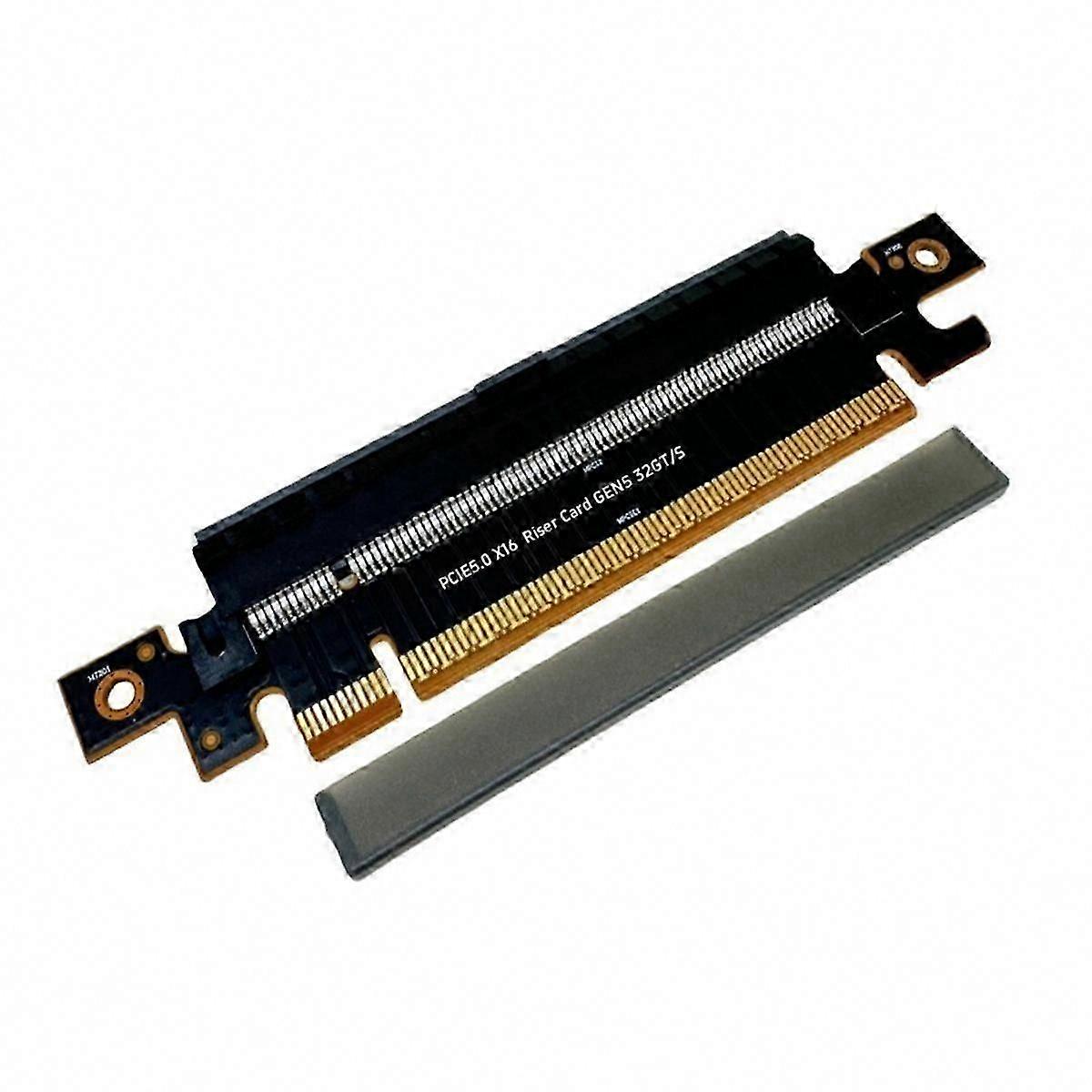 PCIe 5.0 X16 Riser Card - Gen5 32GT/s PCI-E 5.0 X16 Adapter for High-Speed PCIe X16 Conversion
